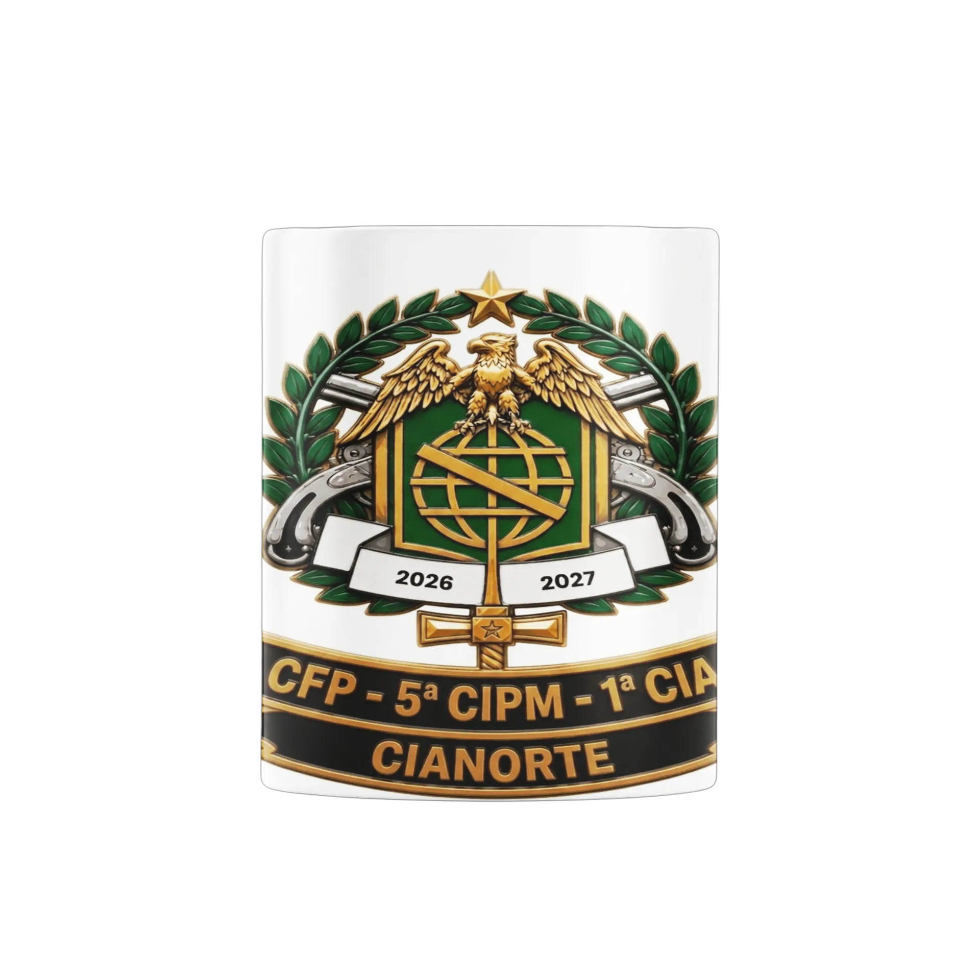Caneca Brasão com Águia Cianorte 325ml - Imagem 2