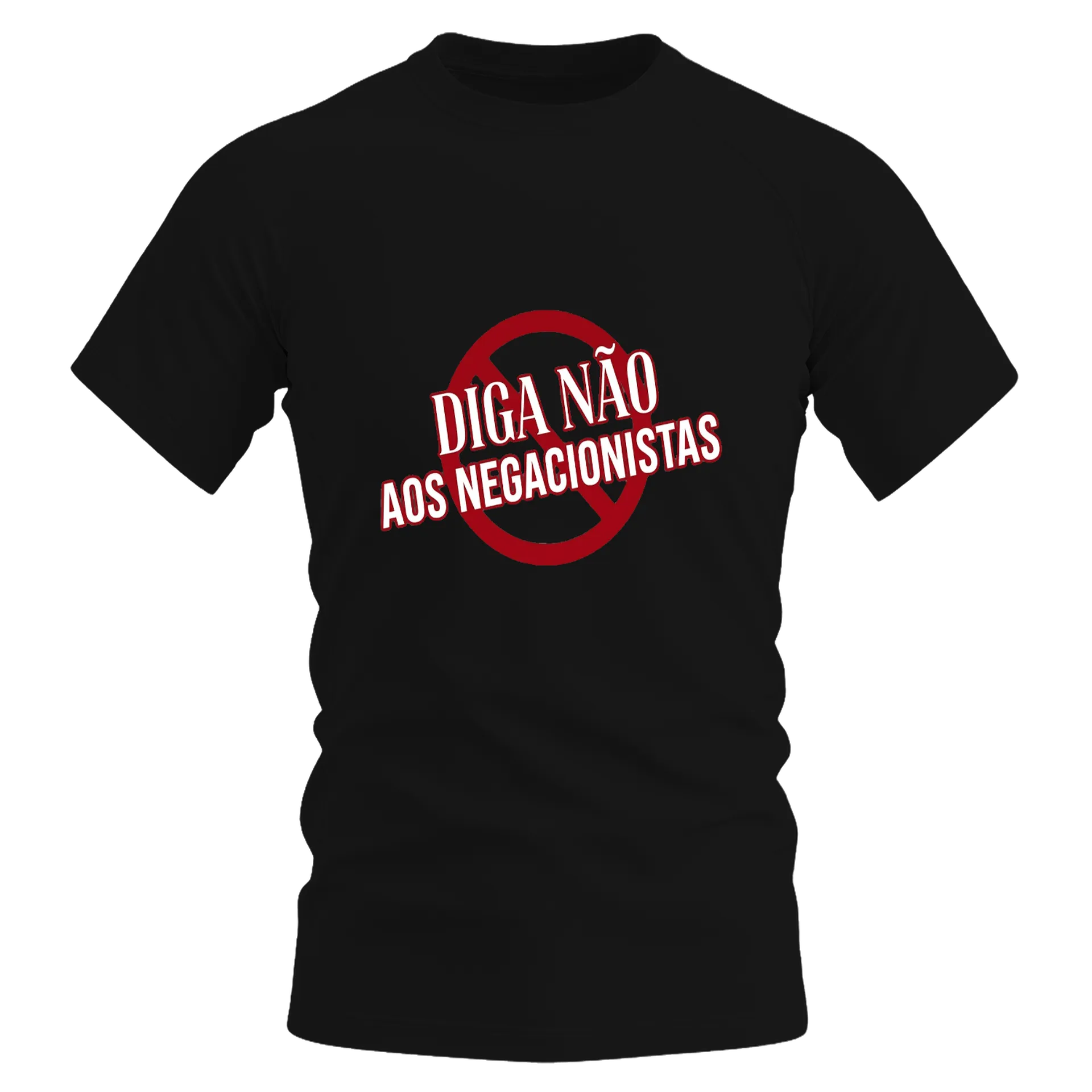 Camiseta DryFit  - não aos negacionistas - Imagem 1