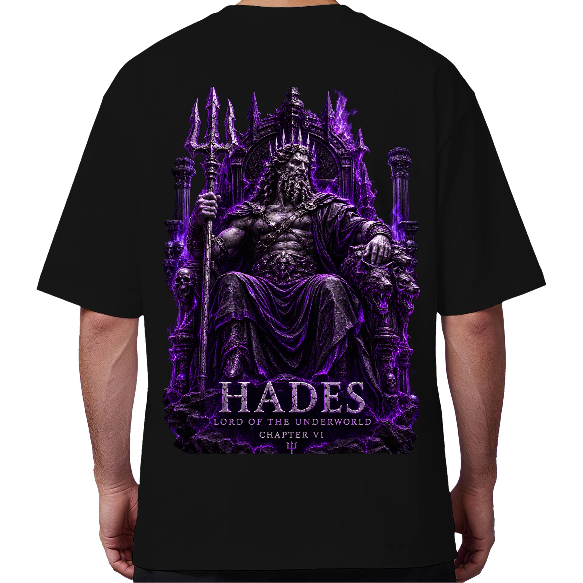 Camiseta Oversized Hades Rei do Submun - Imagem 1