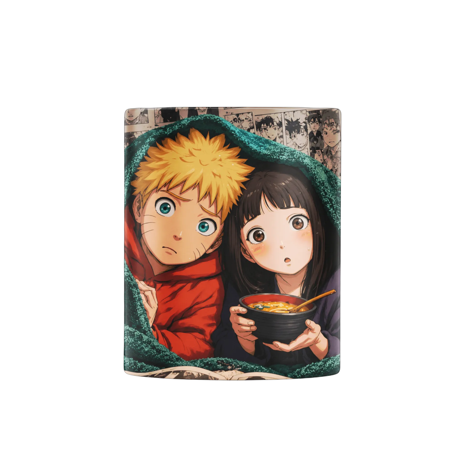 Caneca Naruto e Hinata em Estilo Anime 325ml - Imagem 2