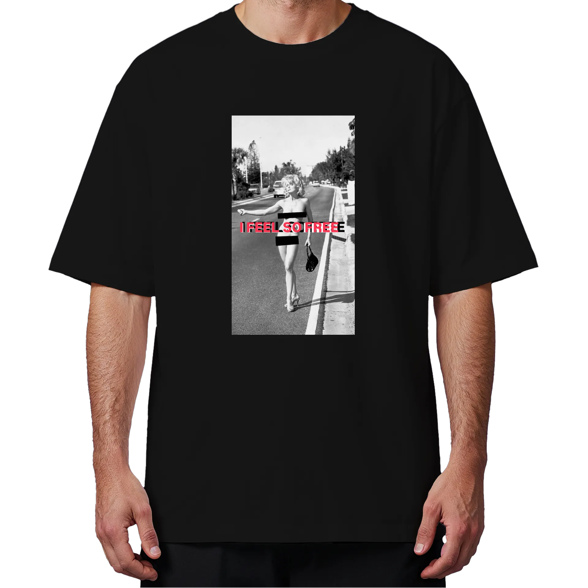 Camiseta Oversized I FEEL SO FREE - Imagem 4