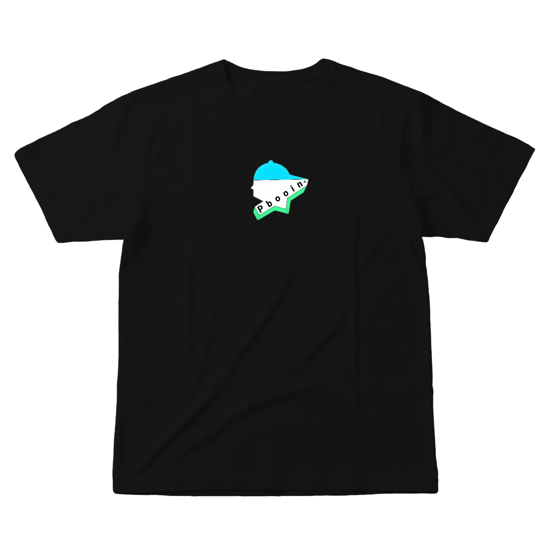 Camiseta Estampa Pbooin 100% Algodão Preto de Pbooin  — imagem 1 de 6
