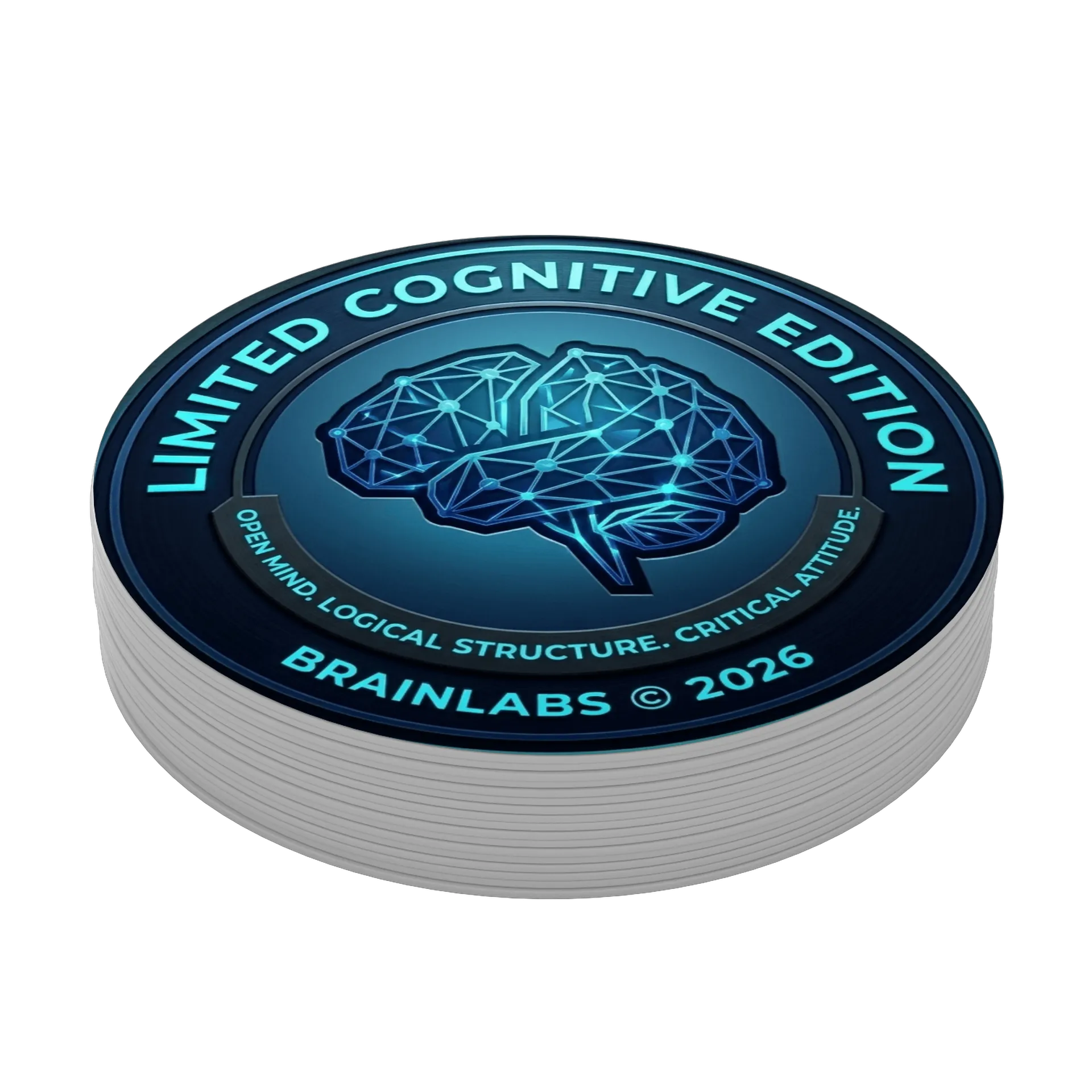 Porta-copo MDF Edição Cognitiva Limitada 10x10cm - Imagem 4