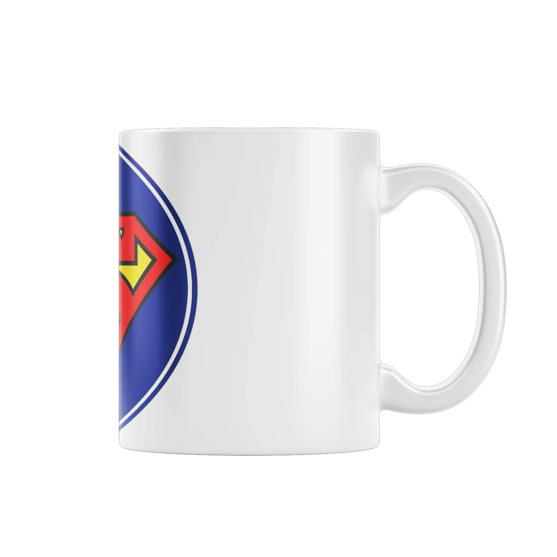 Caneca Porcelana Logotipo Super-herói 325ml - Imagem 1