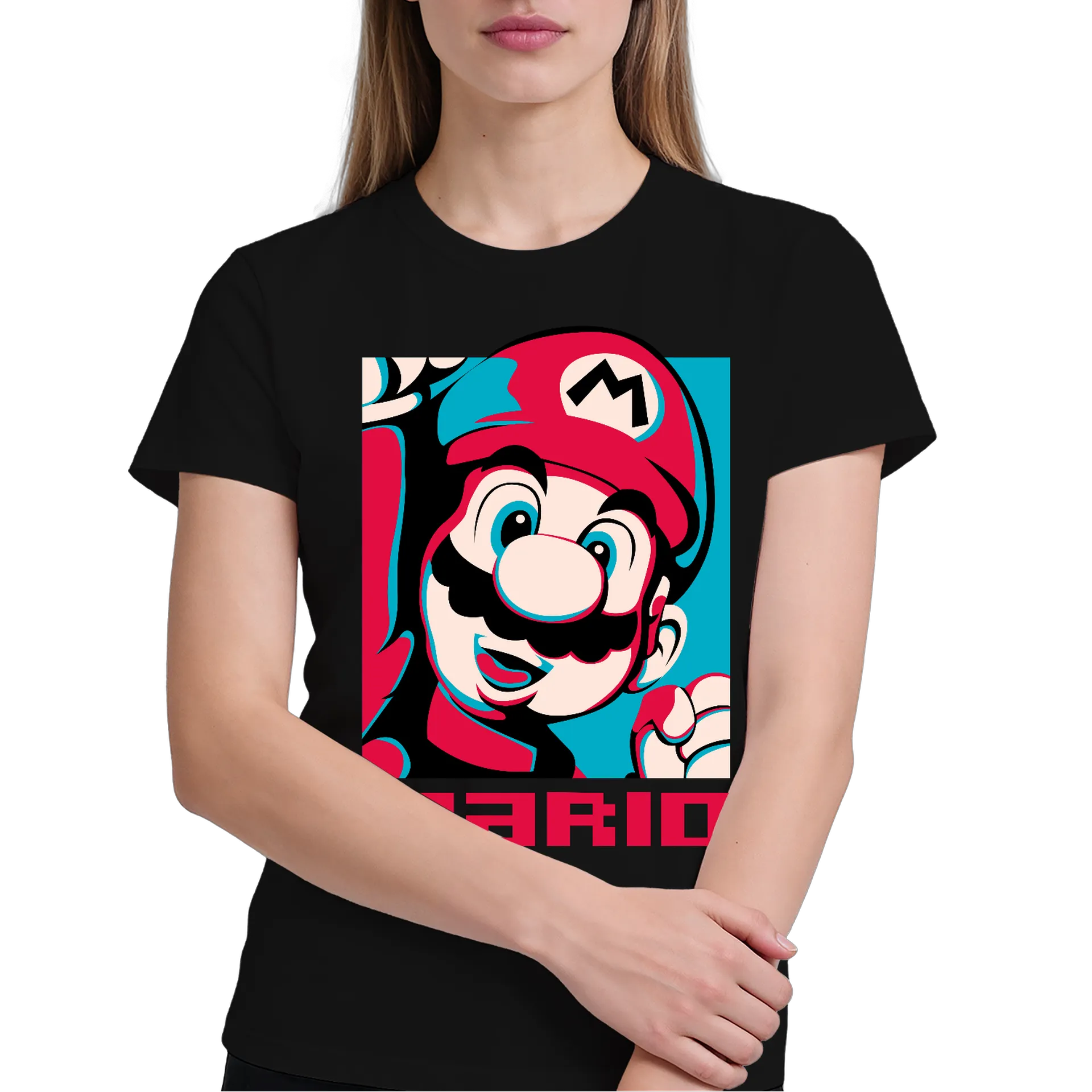 Camiseta Mario Estampa Colorida 100% Algodão - Imagem 4