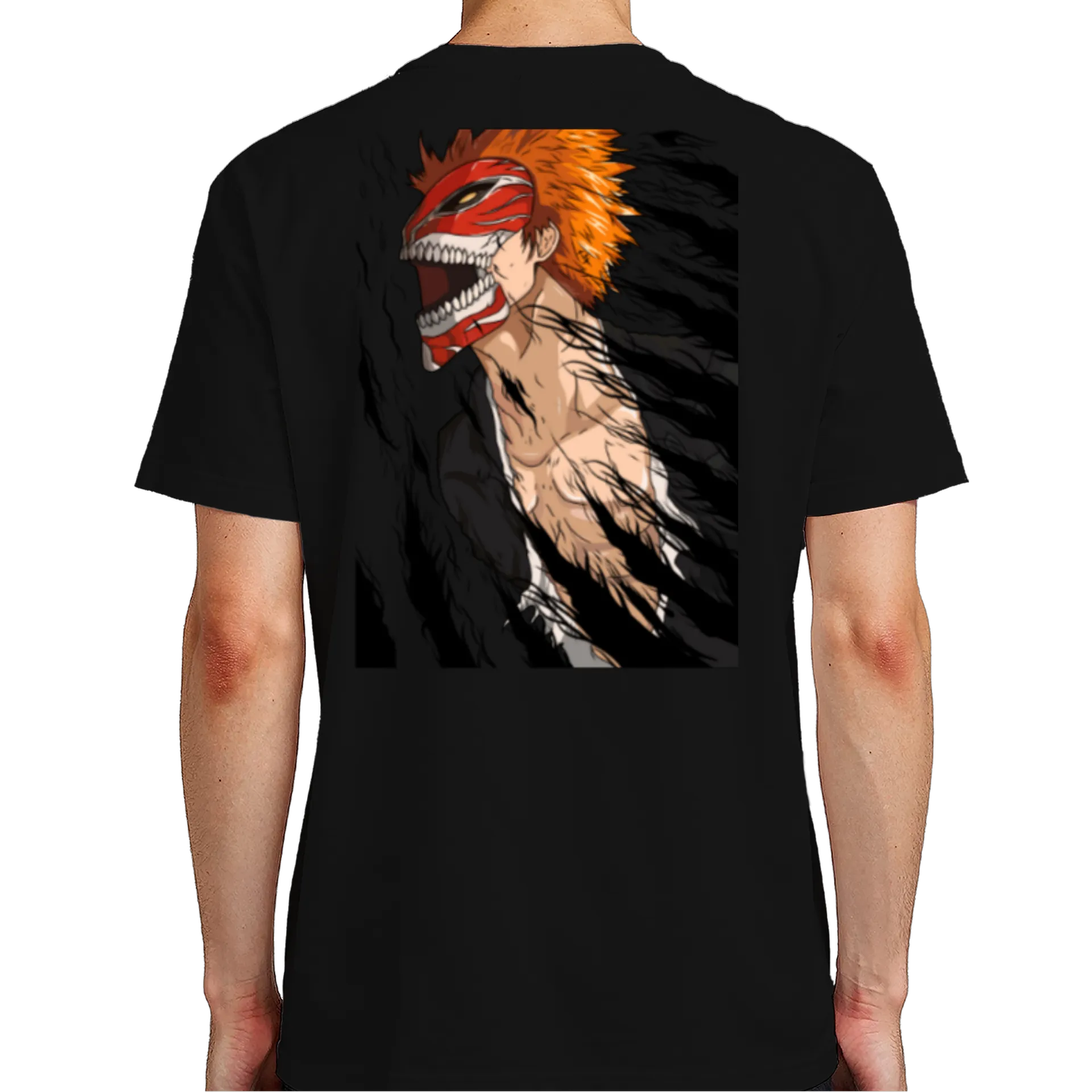 Camiseta Estampa Anime Máscara Vermelha 100% Algodão - Imagem 7