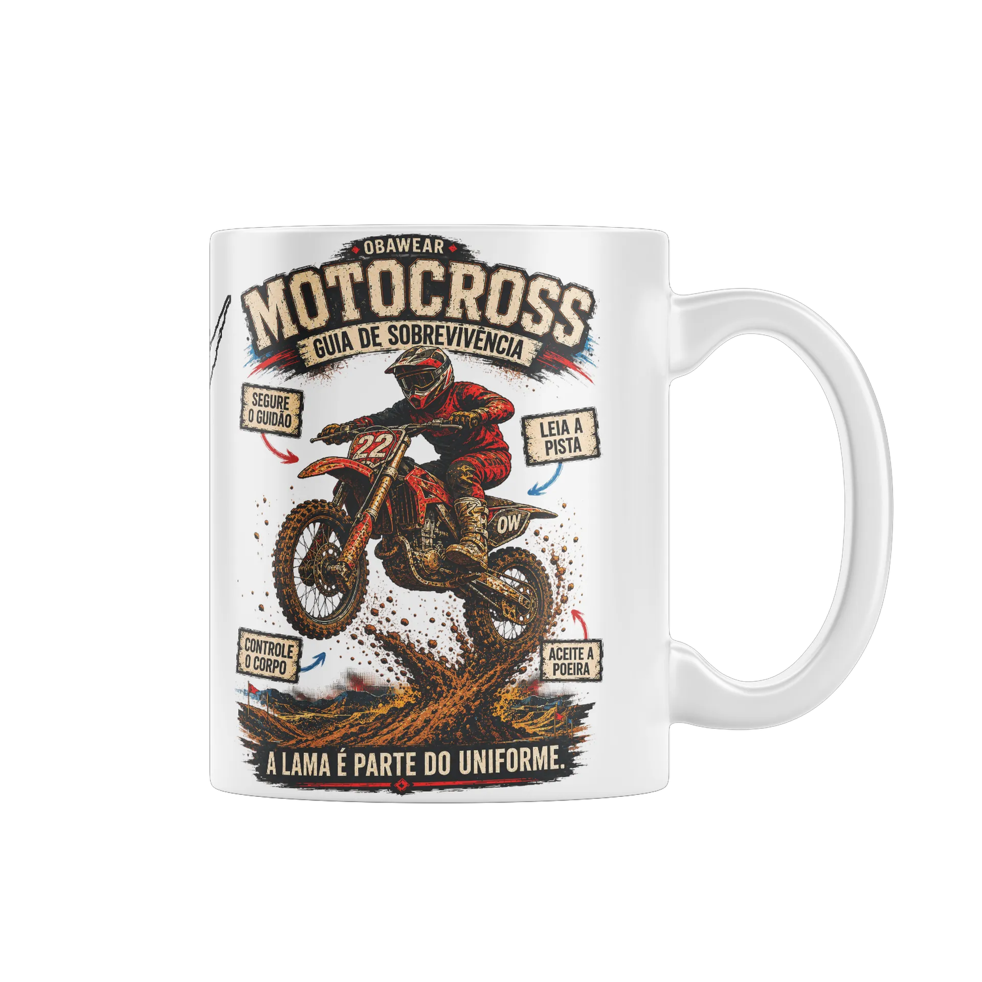 Caneca OBAWEAR MotoCross - Imagem 1