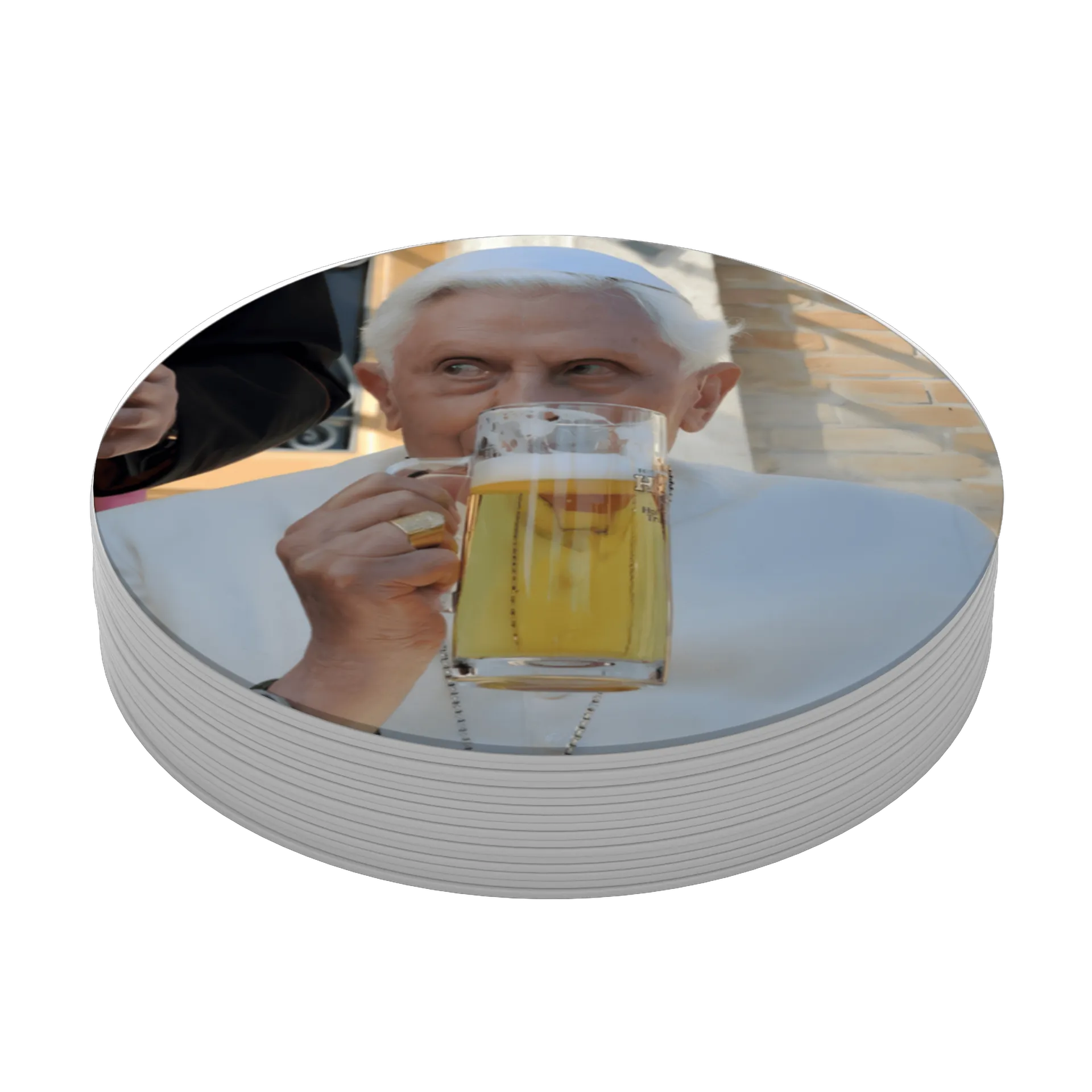 Porta-Copos Meme Papa Bento XVI Cerveja - Imagem 4
