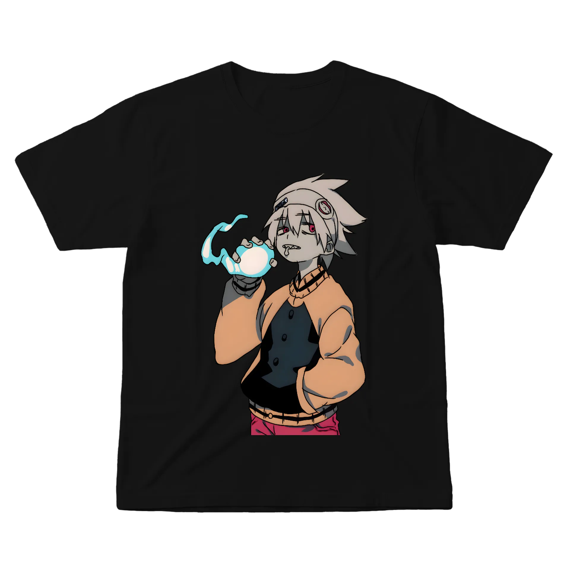 Camiseta Personagem Fantasia Azul Clássico 100% Algodão - Imagem 1