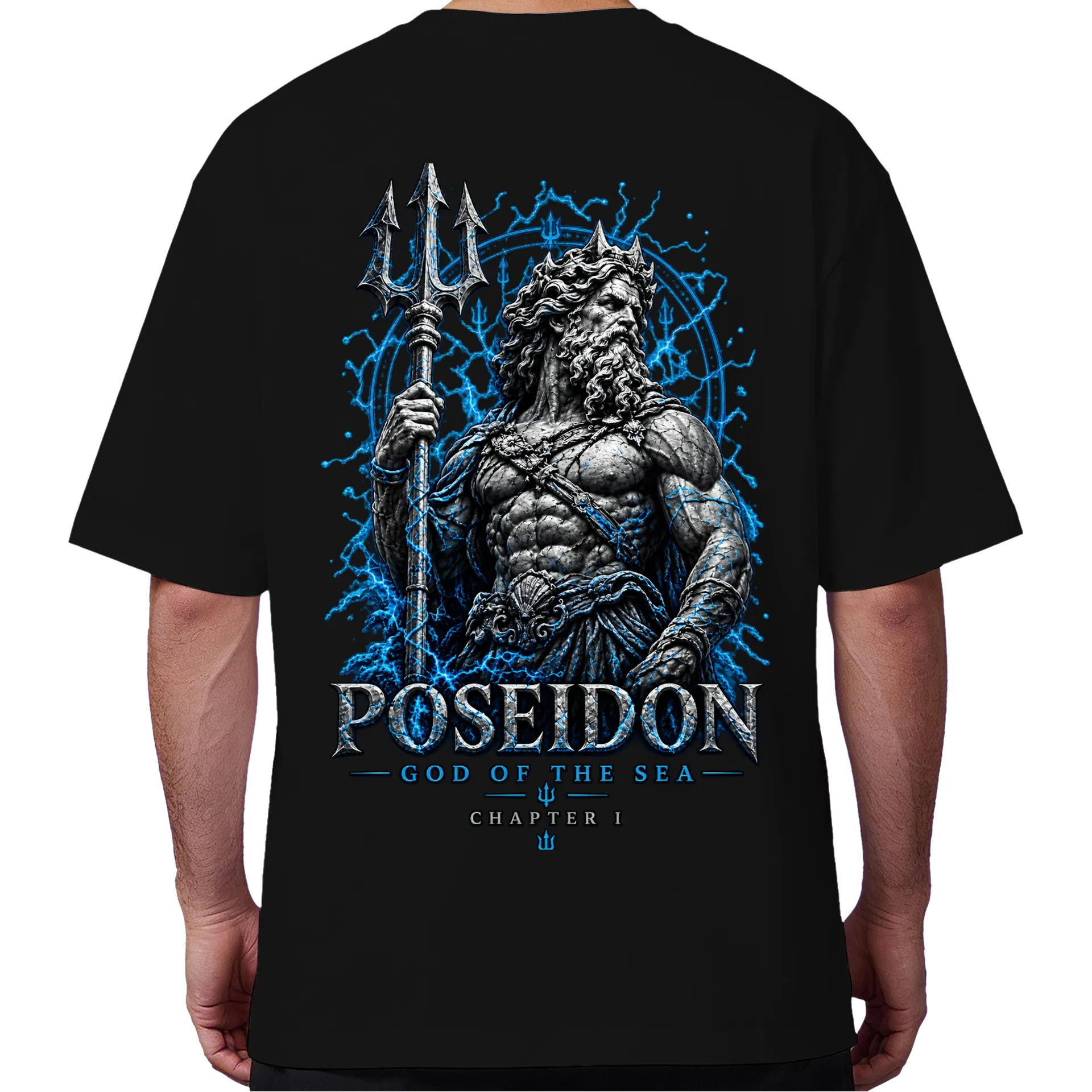 Oversized Poseidon Deus dos Mares - Imagem 1