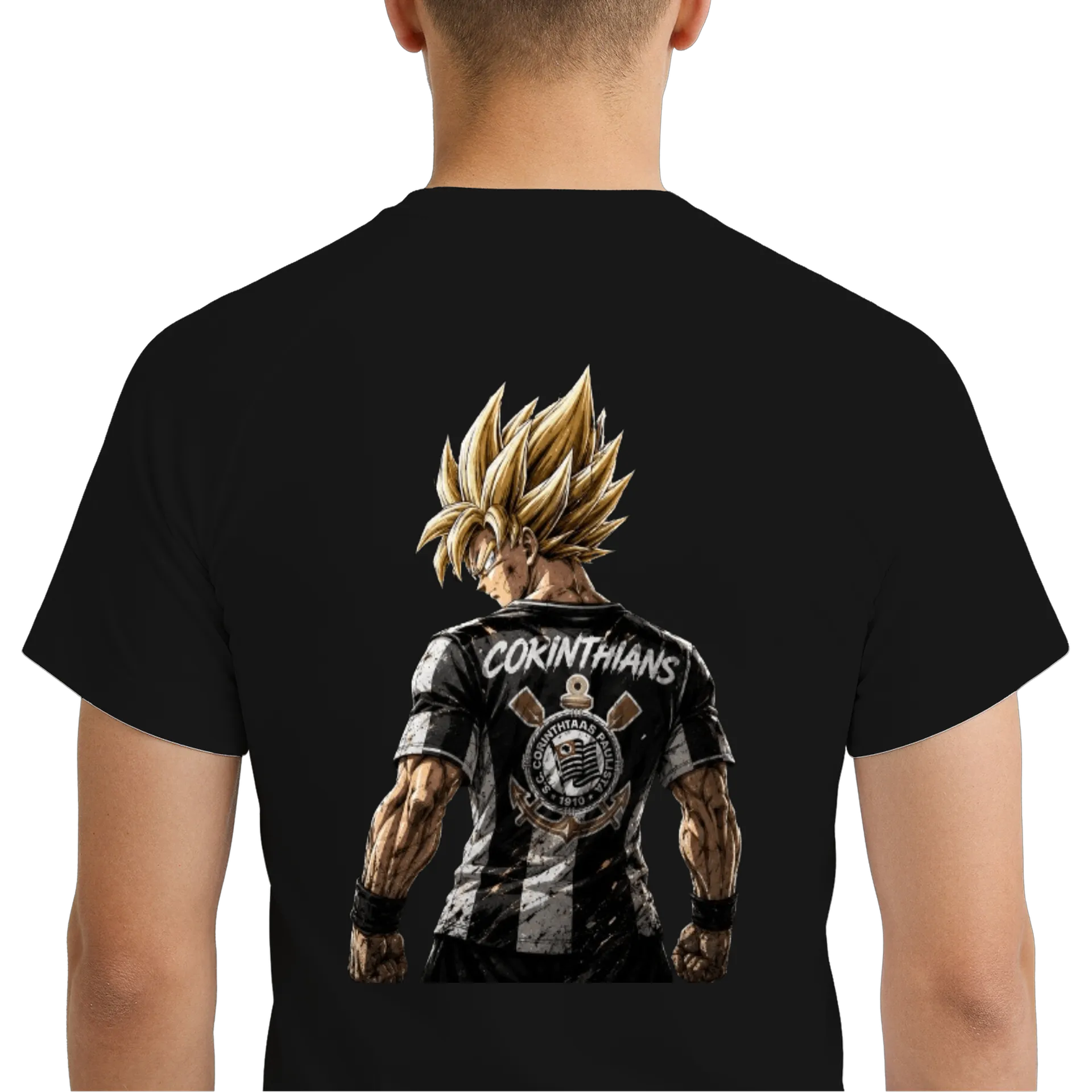 Camiseta Dry Fit Estampa Corinthians Dragon Ball 100% - Imagem 6