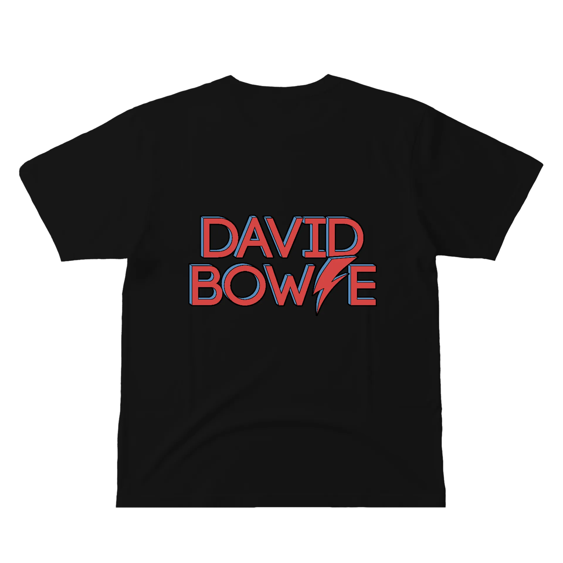 Camiseta David Bowie Estampa Tipográfica 100% Algodão - Imagem 3