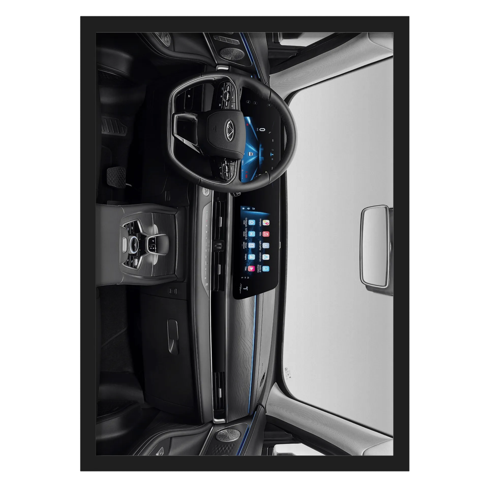 Quadro A3 personalizado Com Vidro Tiggo 8 Pró - Imagem 1