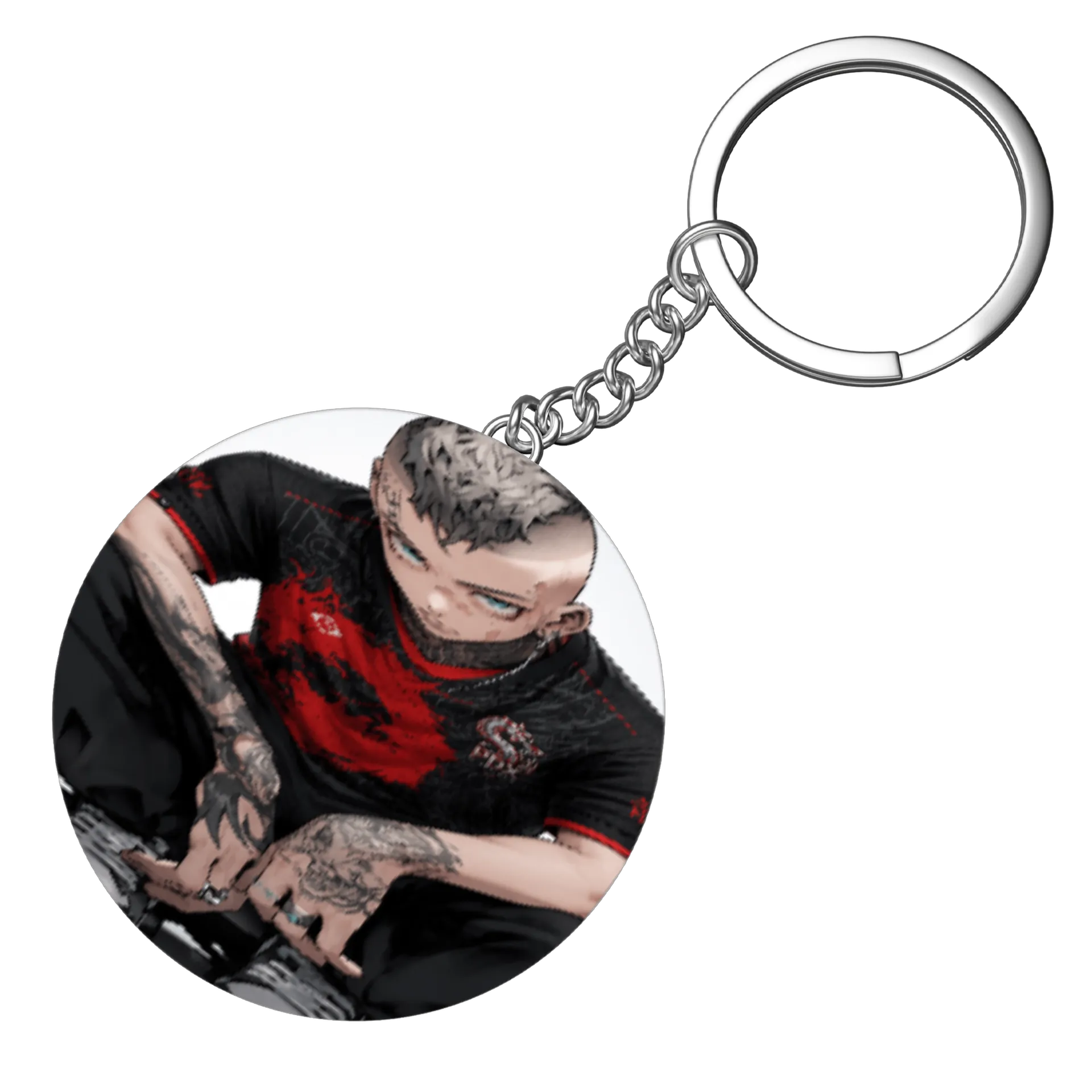 Chaveiro MDF Estampa Personagem Estilo Anime - Imagem 4