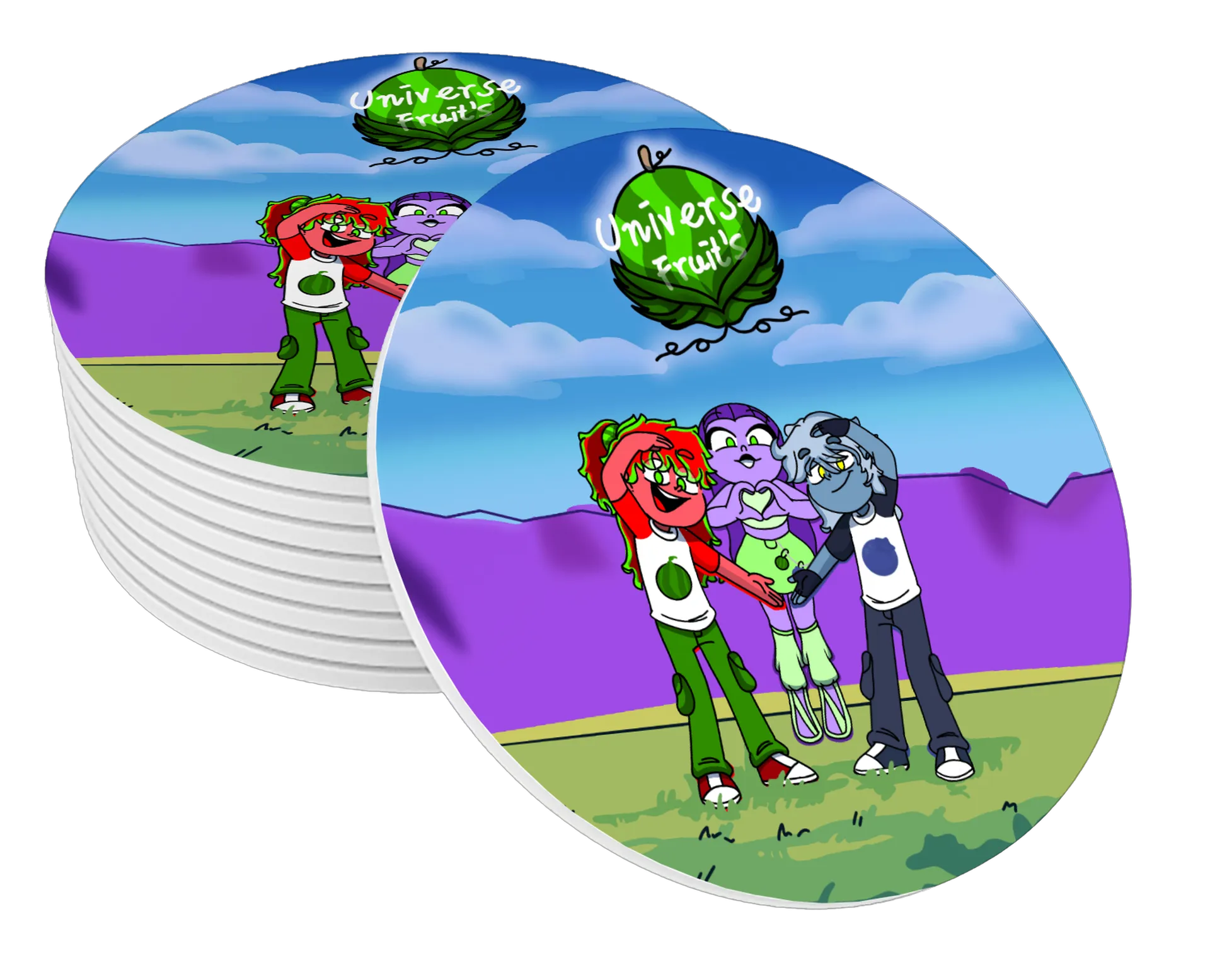 Porta-copos grupo todos de Universe fruit's