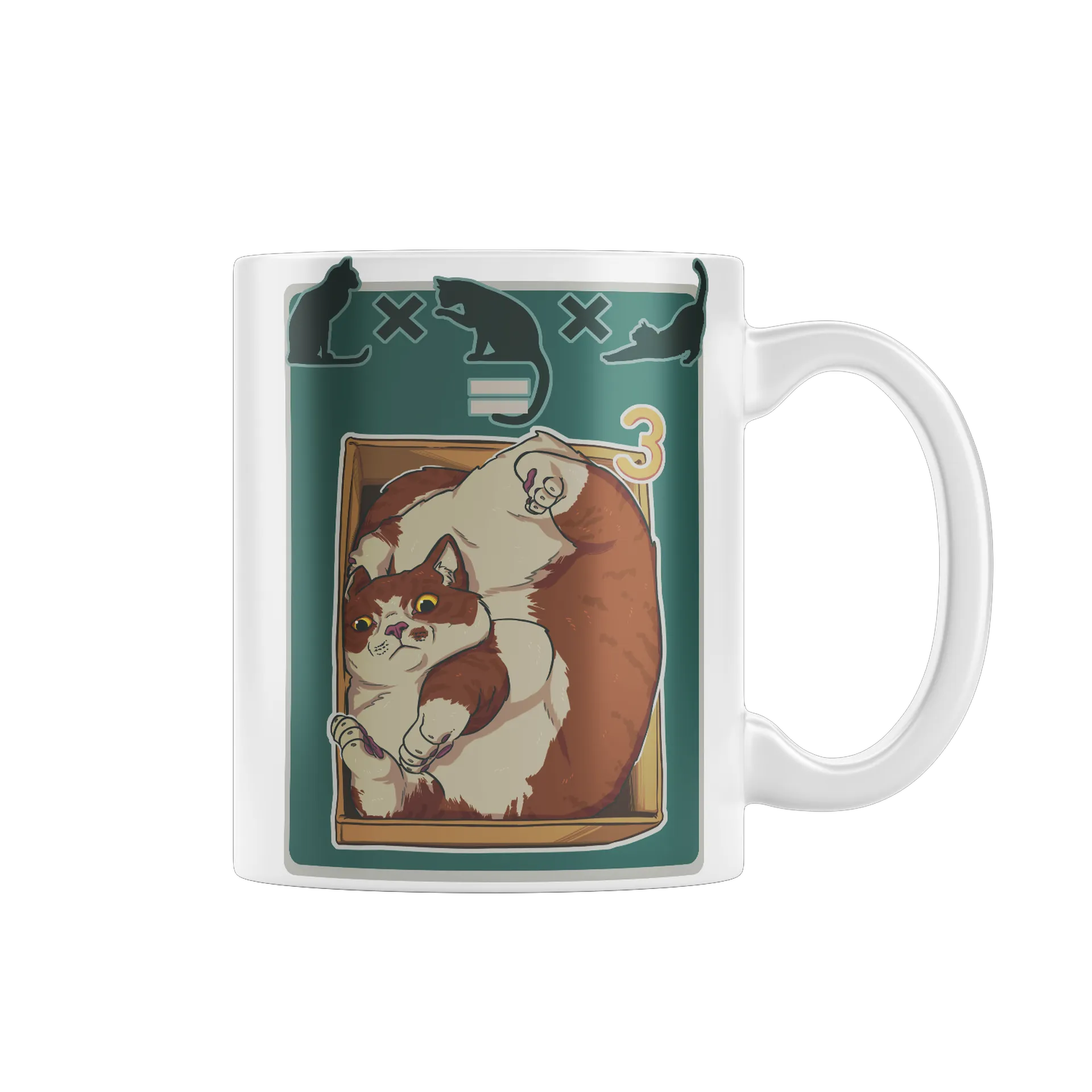 Caneca Gato ao Cubo - Imagem 1