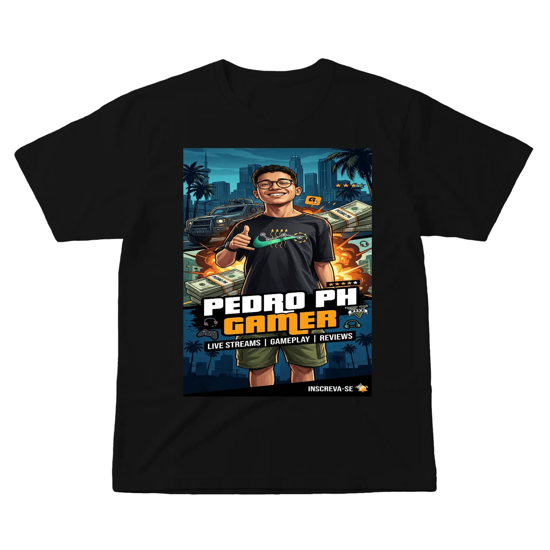 Camiseta personalizada de PedroHenrique