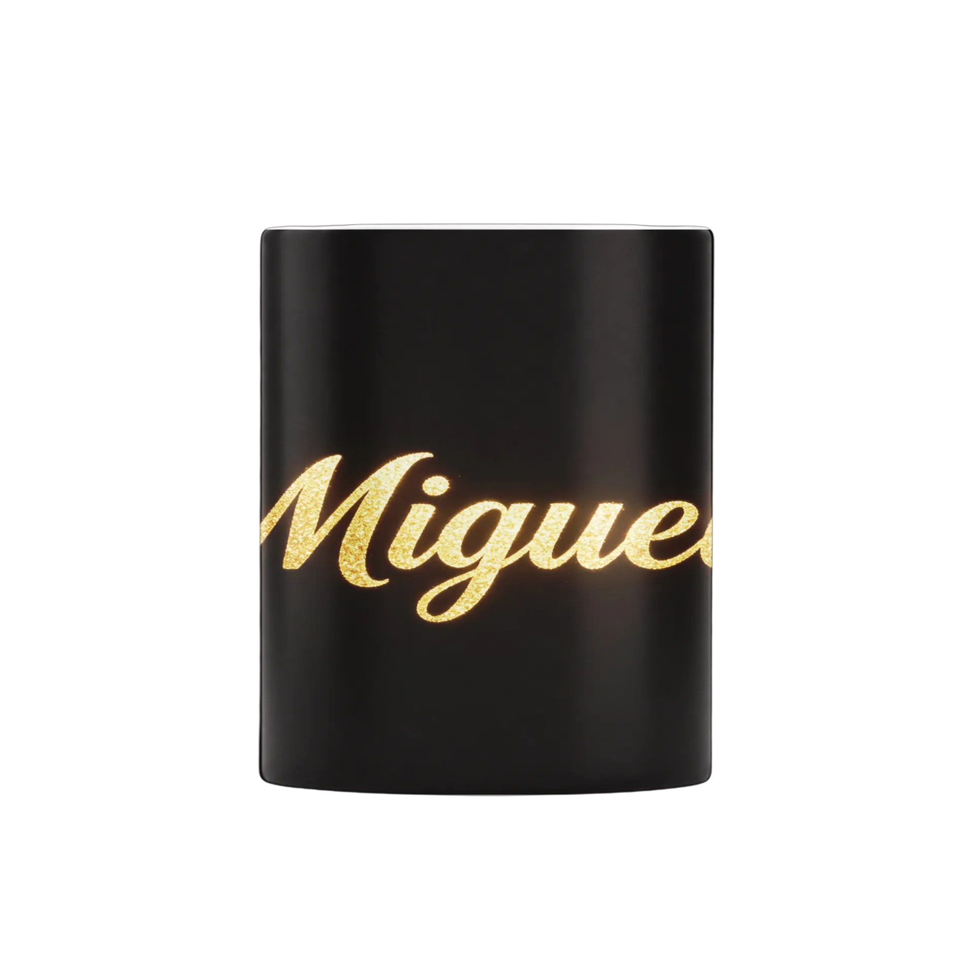 Caneca Porcelana Letra Mirage Gold 325ml - Imagem 1