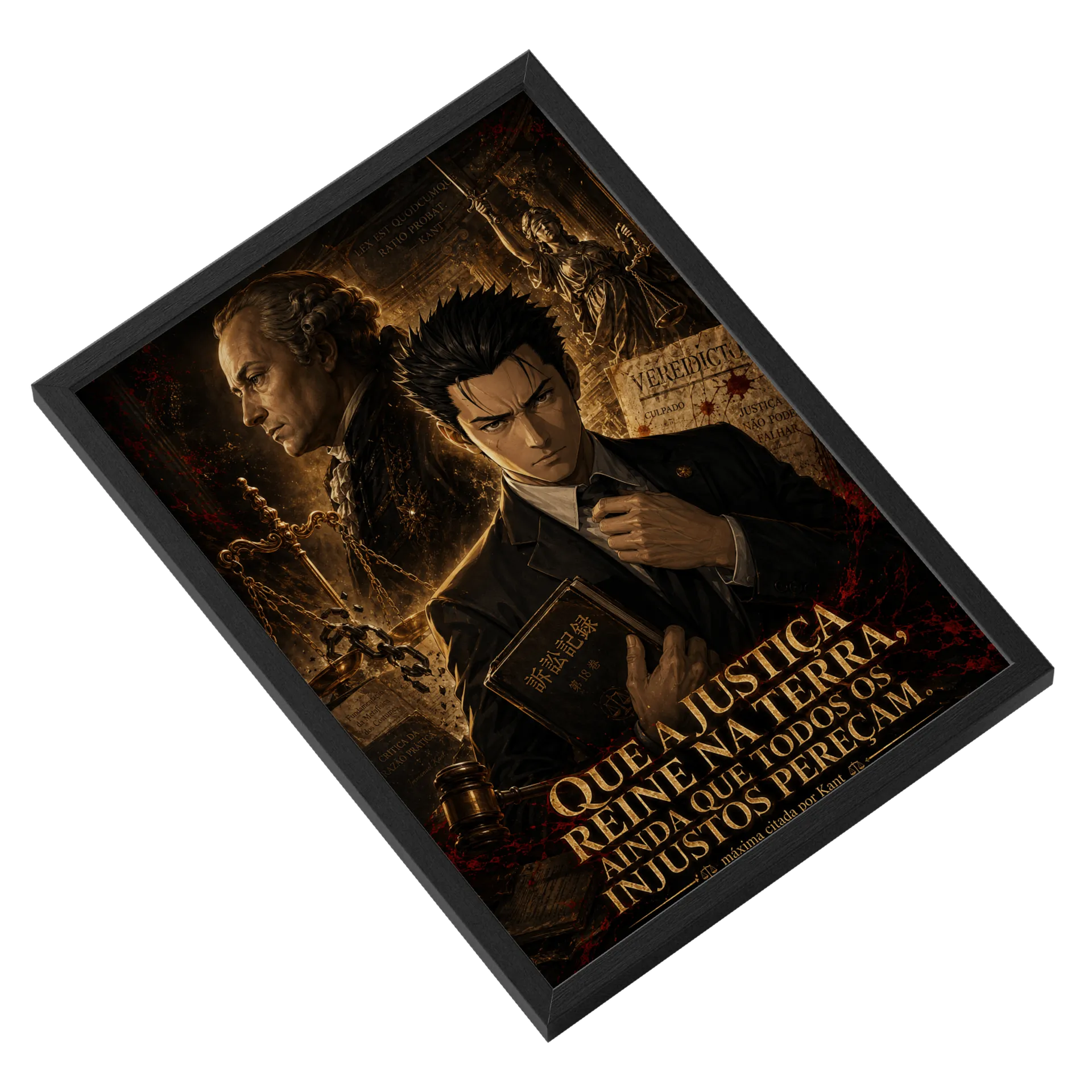 Quadro A3 Higuruma e Kant (vidro) de Lpandoca — imagem 2 de 3