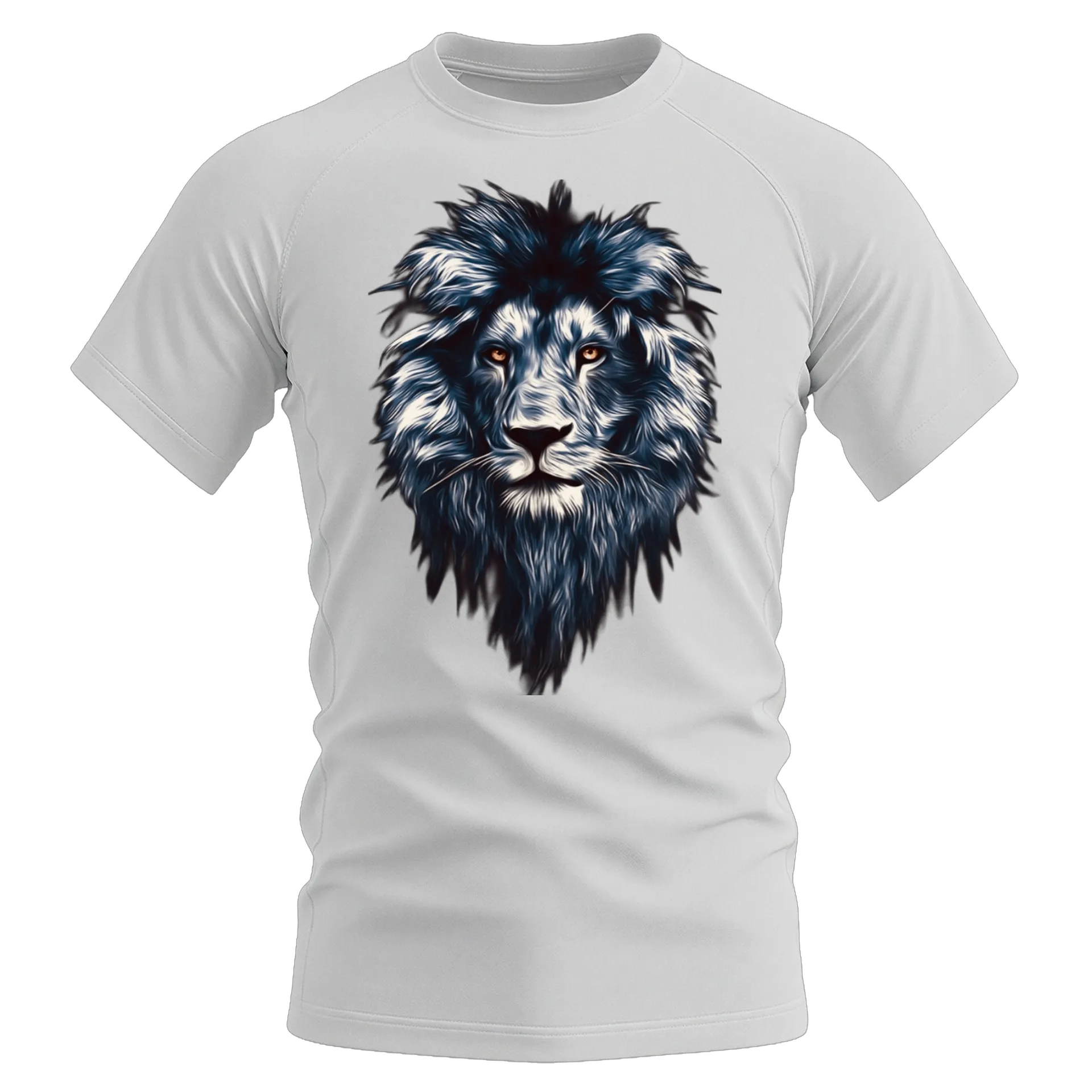 Camiseta Dry Fit Leão Azul 100% Polyester - Imagem 1