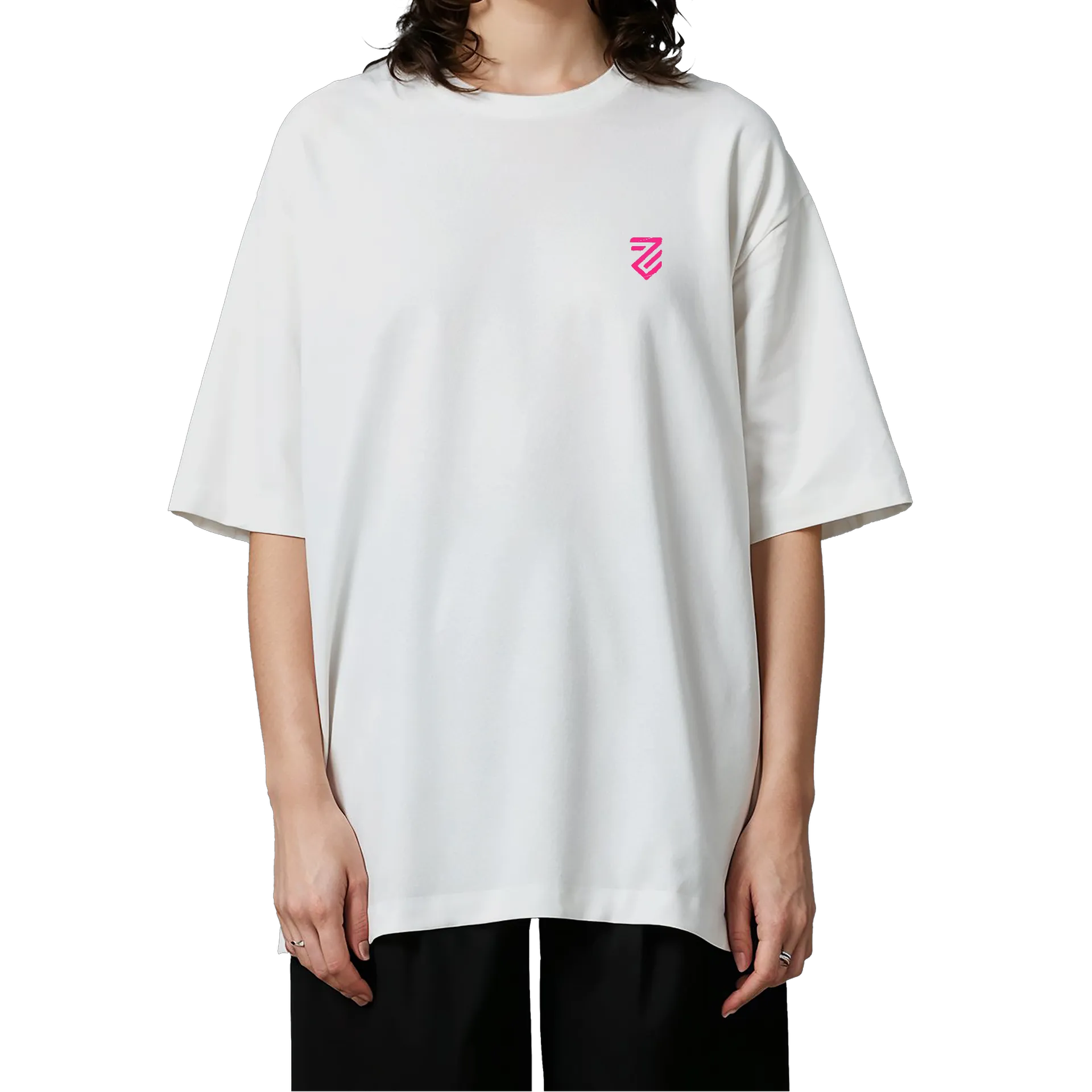 Camiseta Oversized Estampa Kawaiis Killers Branco 100% - Imagem 3
