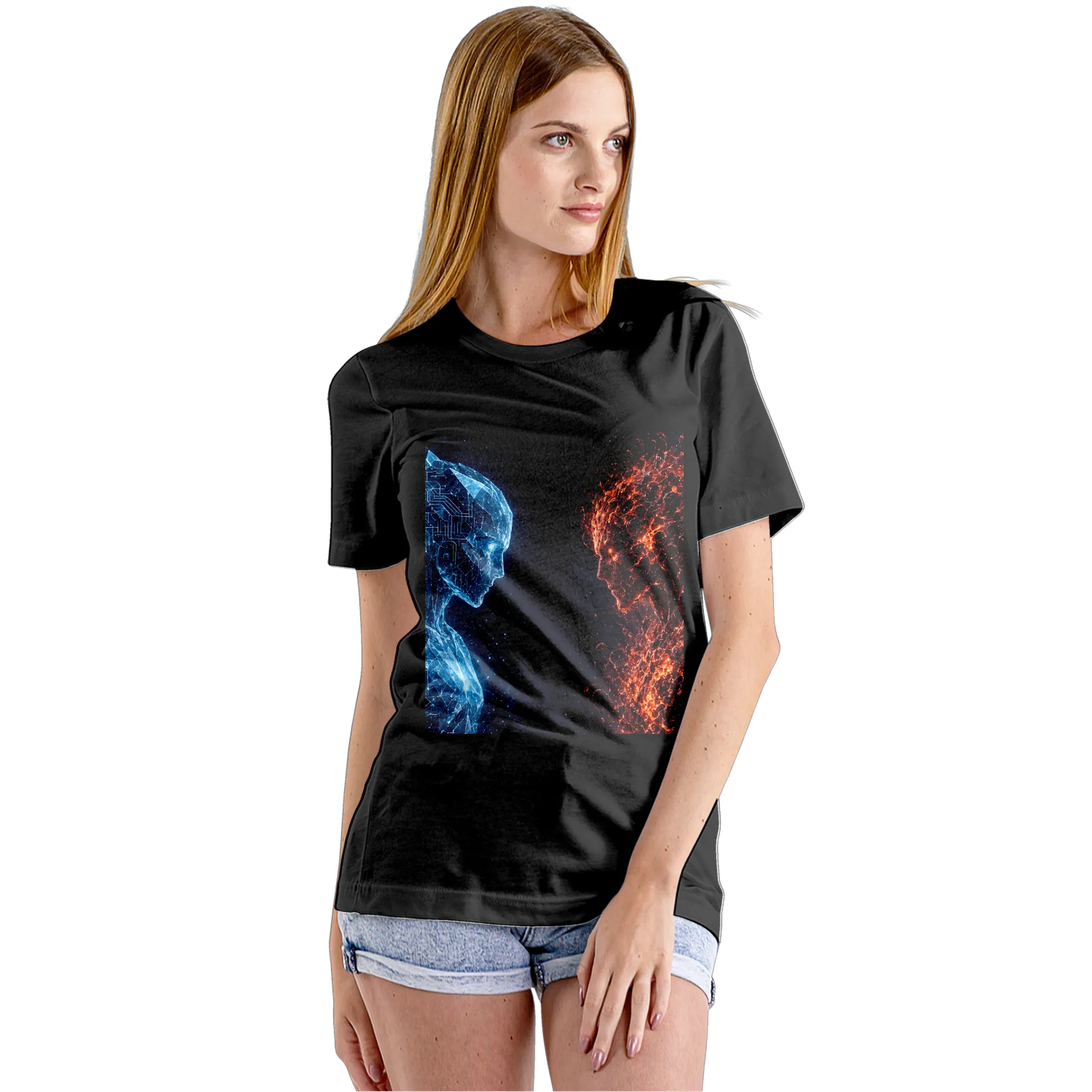 Camiseta Babylook Neural Pulse Co. - Dualidade - Imagem 5