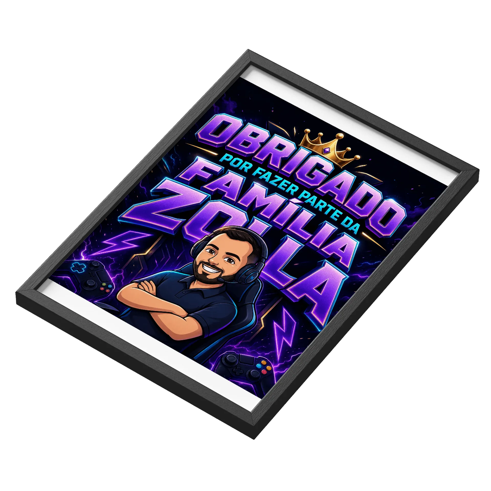 Pôster Oficial Família Zolla — Obrigado por Fazer Parte de KingZolla — imagem 3 de 3