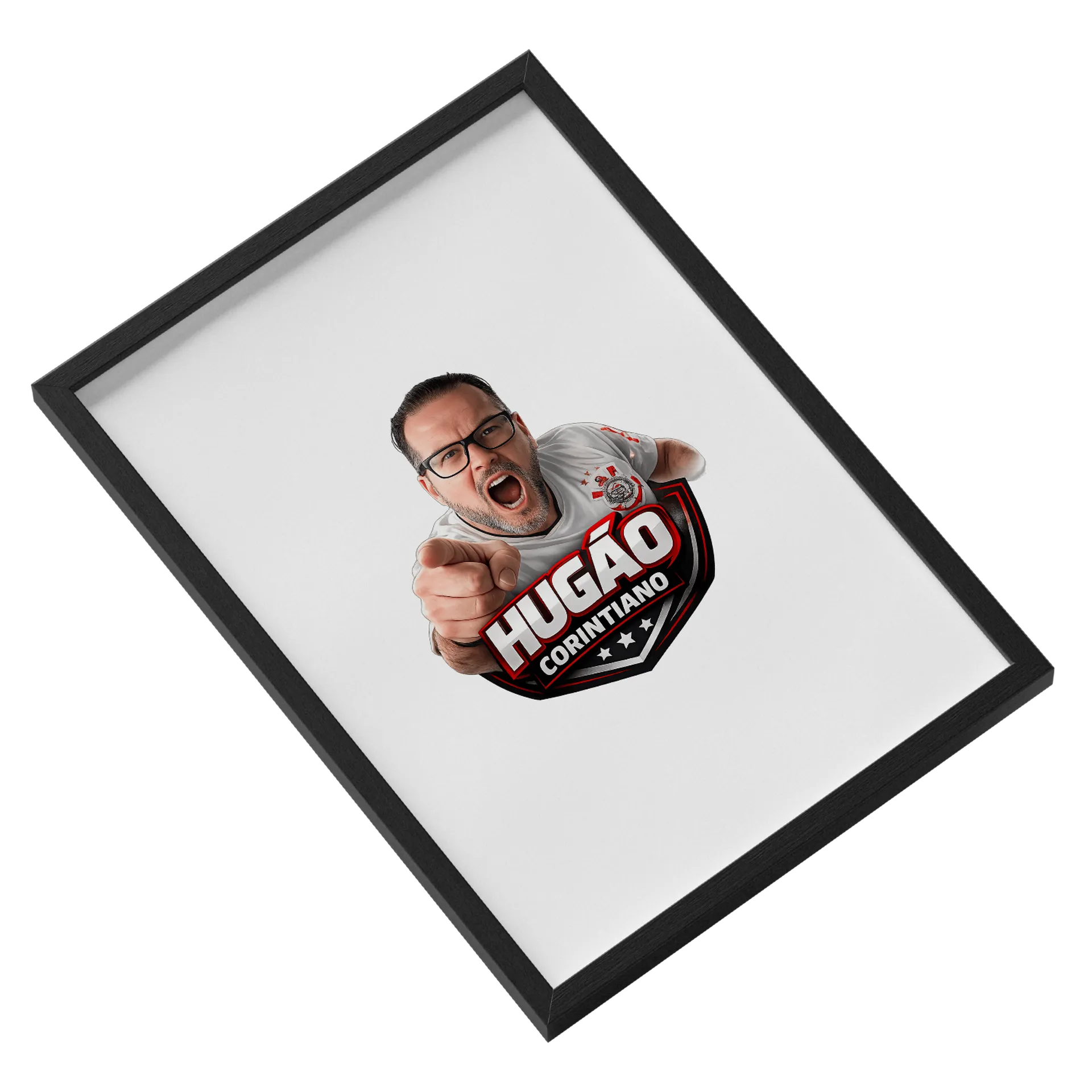 Quadro A3 personalizado de Hugão Corintiano 