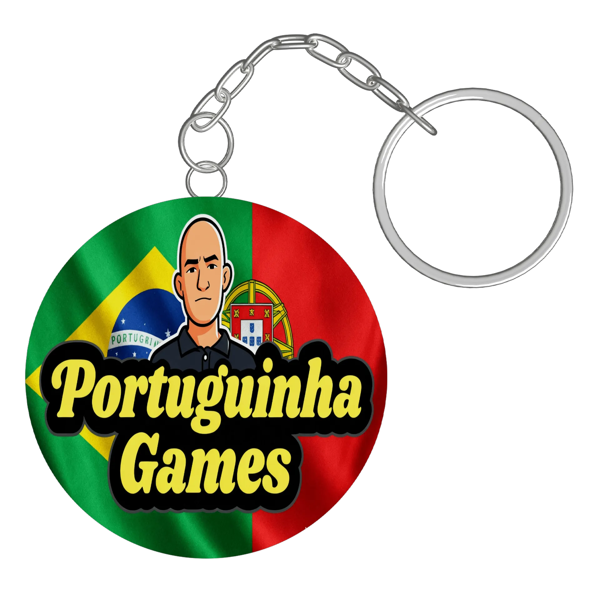 Chaveiro personalizado de portuguinhagamesbr