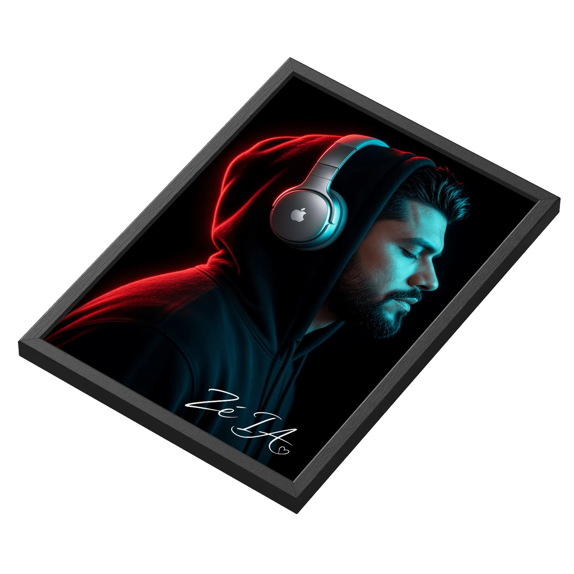 Quadro A3 personalizado Com Vidro de ZÉ IA — imagem 3 de 3