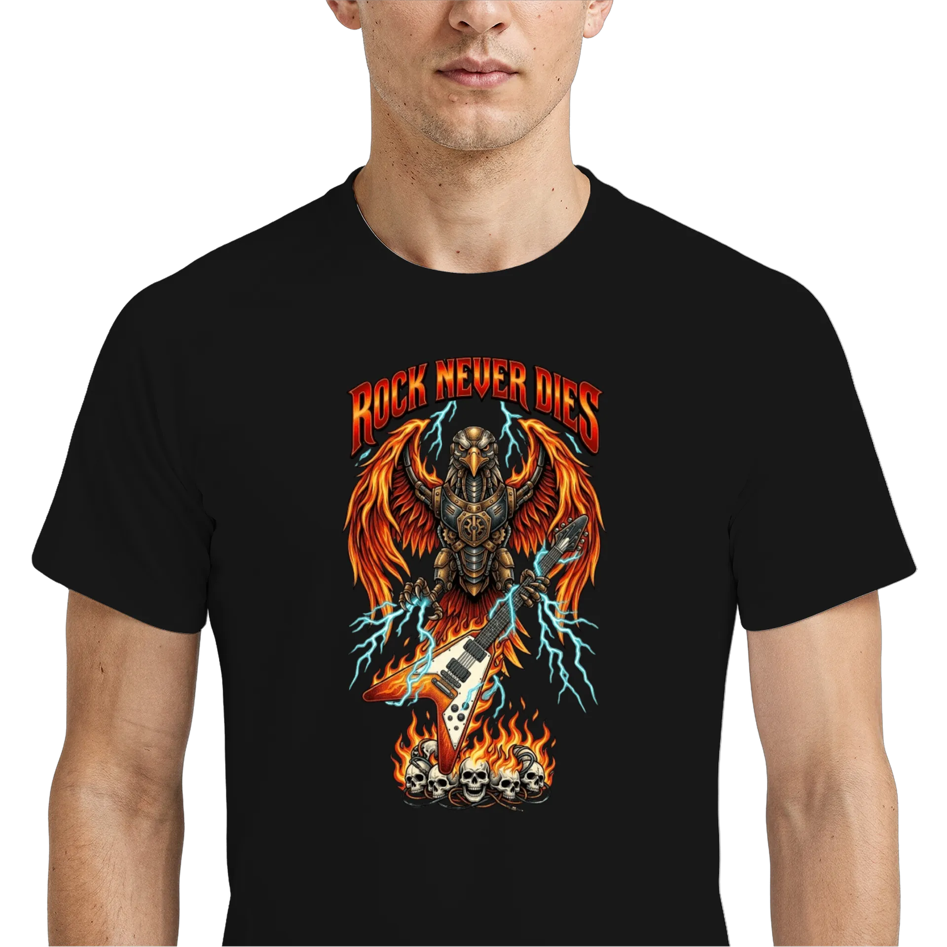 Camiseta ROCK NEVER DIES 5 - Imagem 4