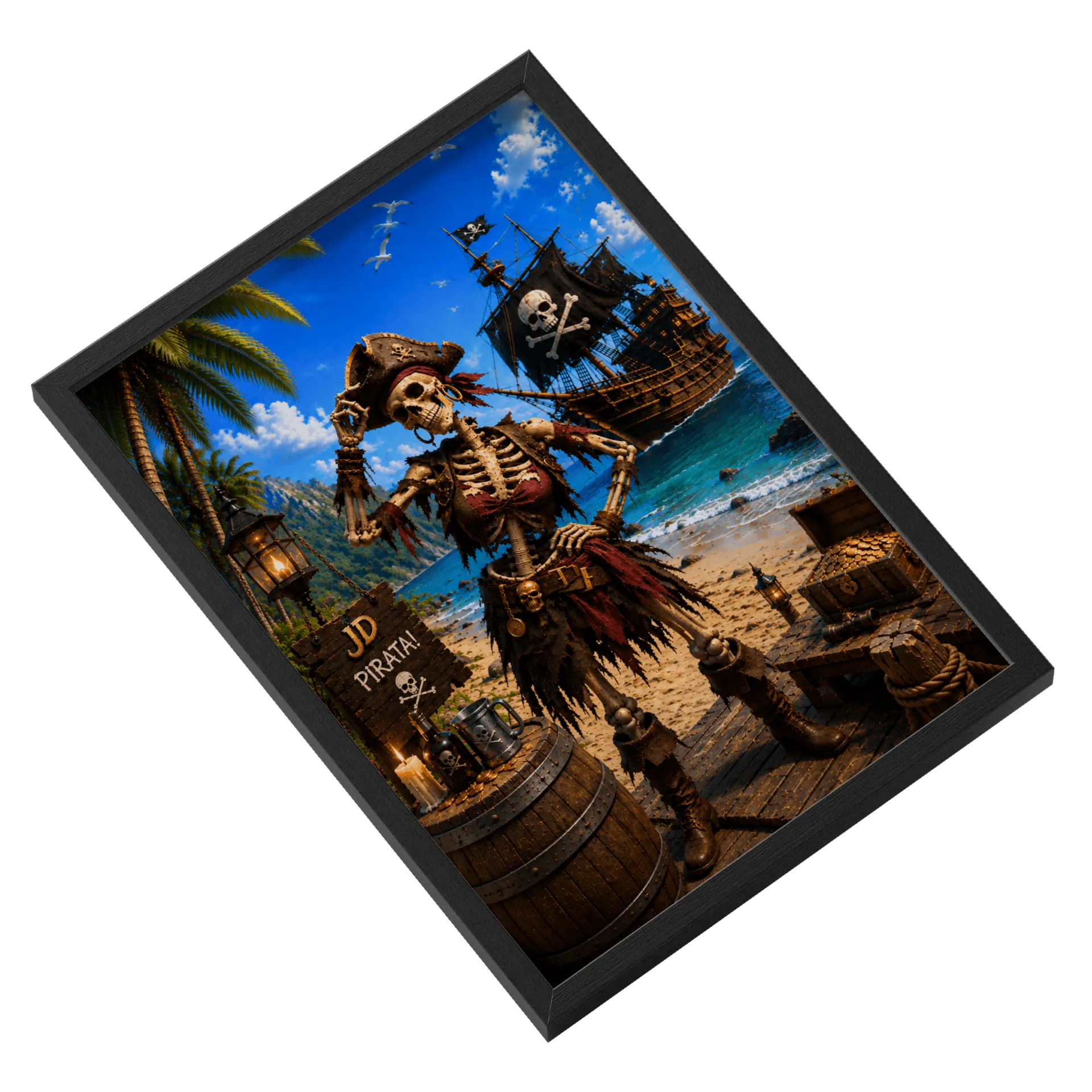 Quadro A3 personalizado Com Vidro - Imagem 2