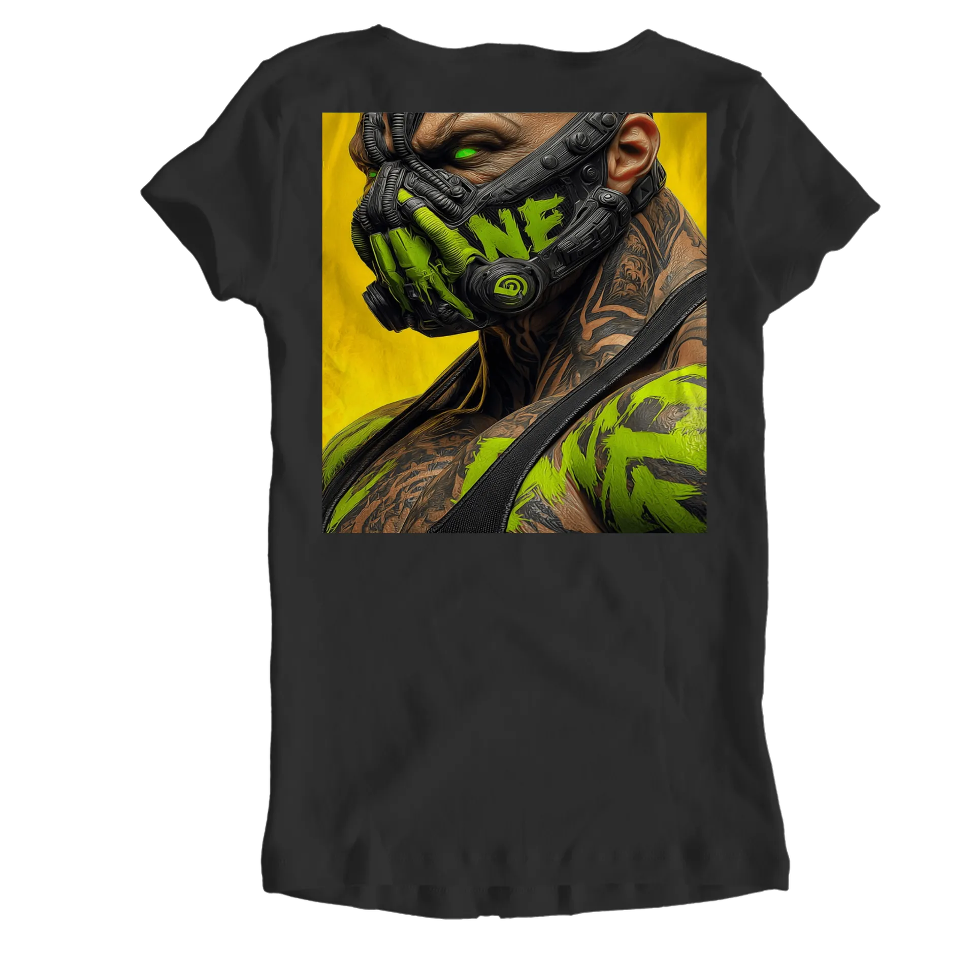 Camiseta Babylook Homem de Máscara Futurista 100% Algodão - Imagem 2
