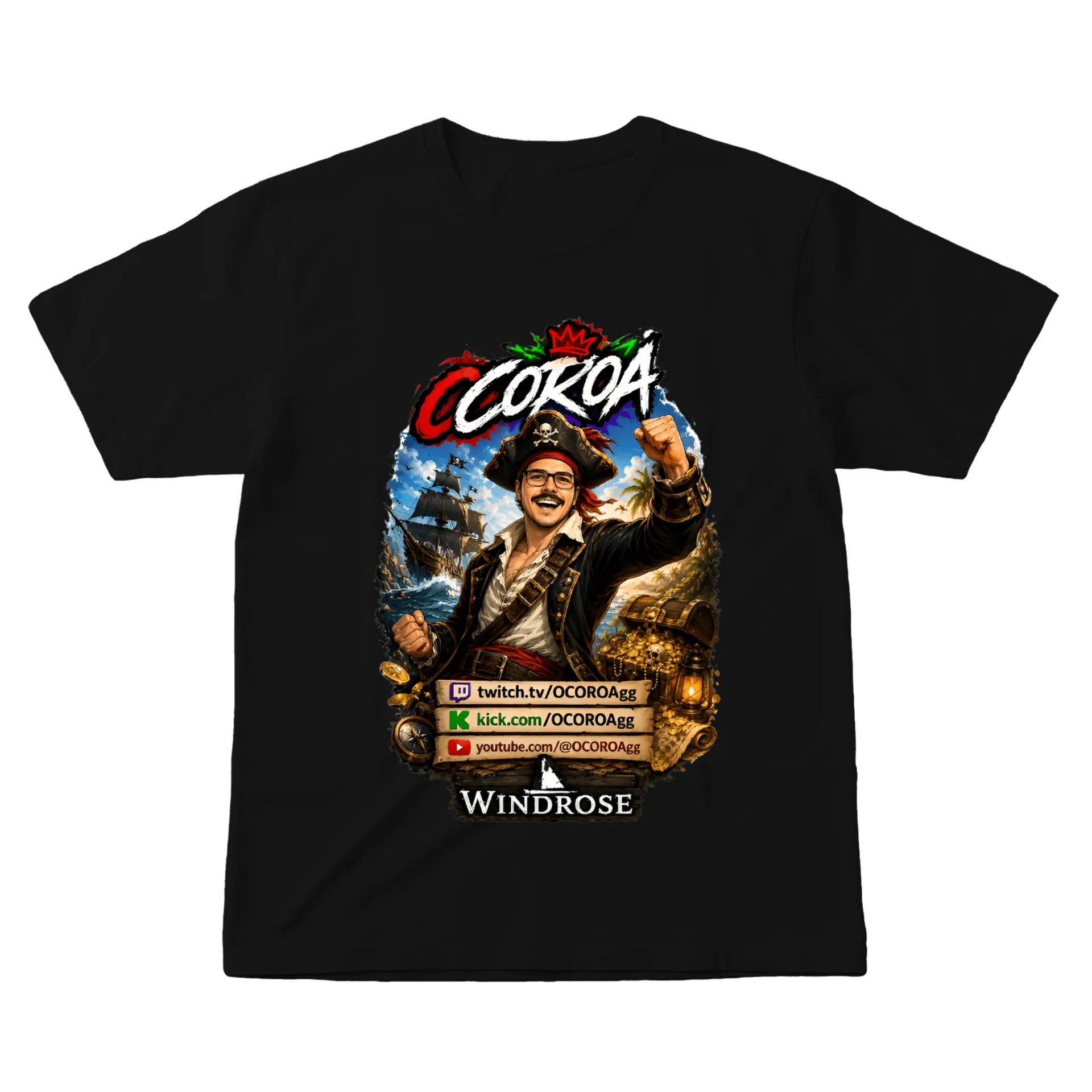 Camiseta: O COROA + Windrose - Imagem 1
