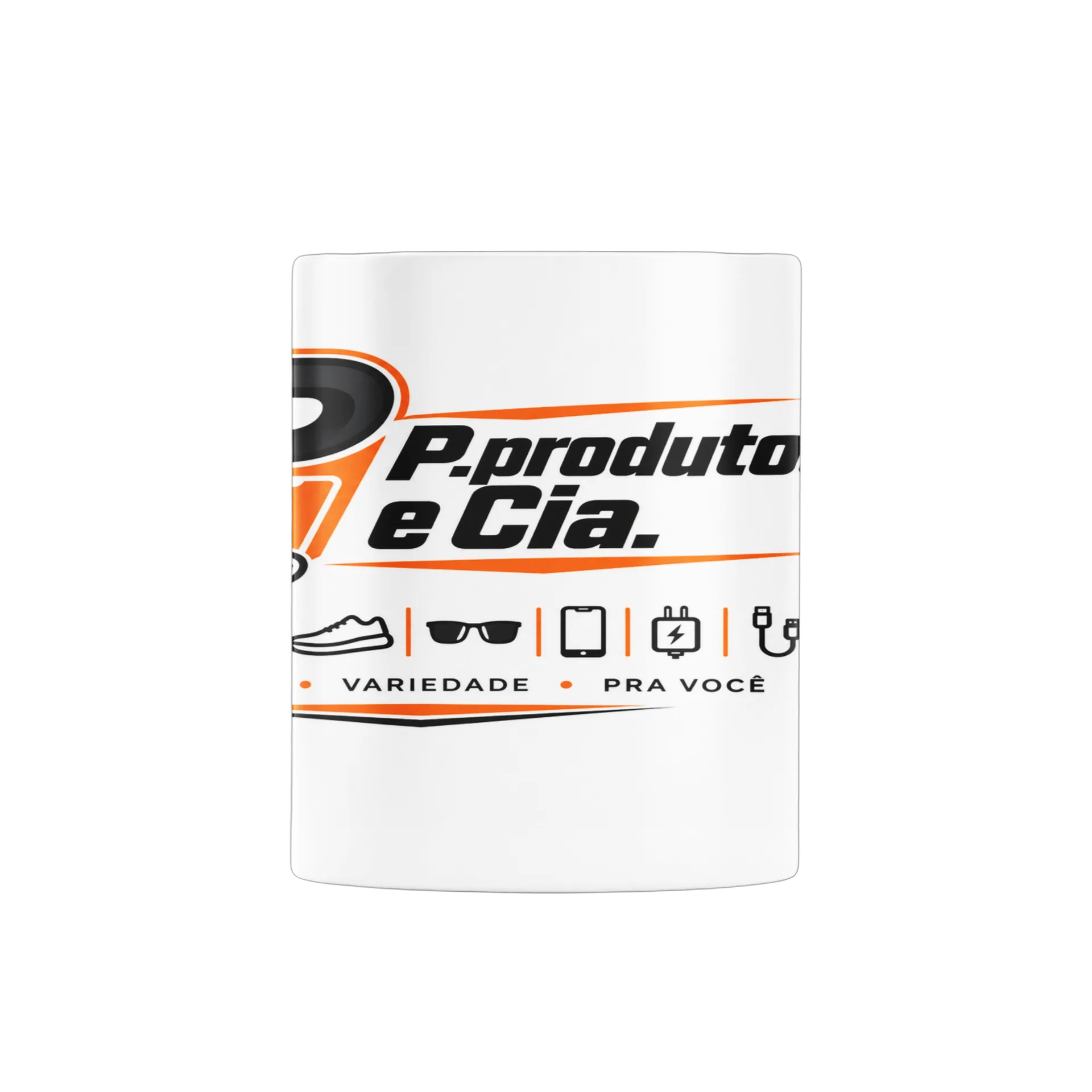 Caneca Porcelana Logo P.produtos e Cia 325ml - Imagem 2