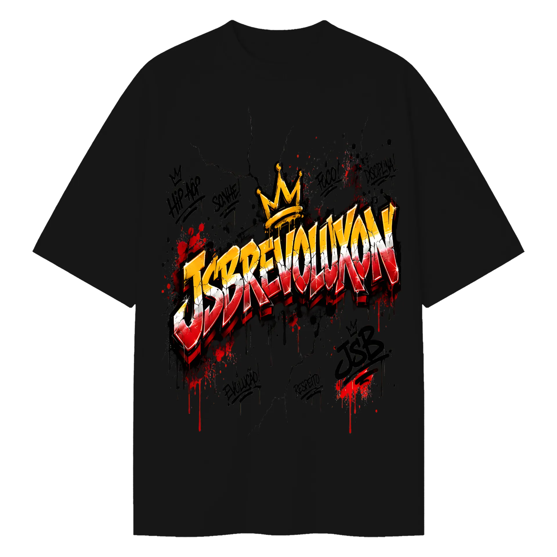 Camiseta jsbrevoluxon Oversized - Imagem 1
