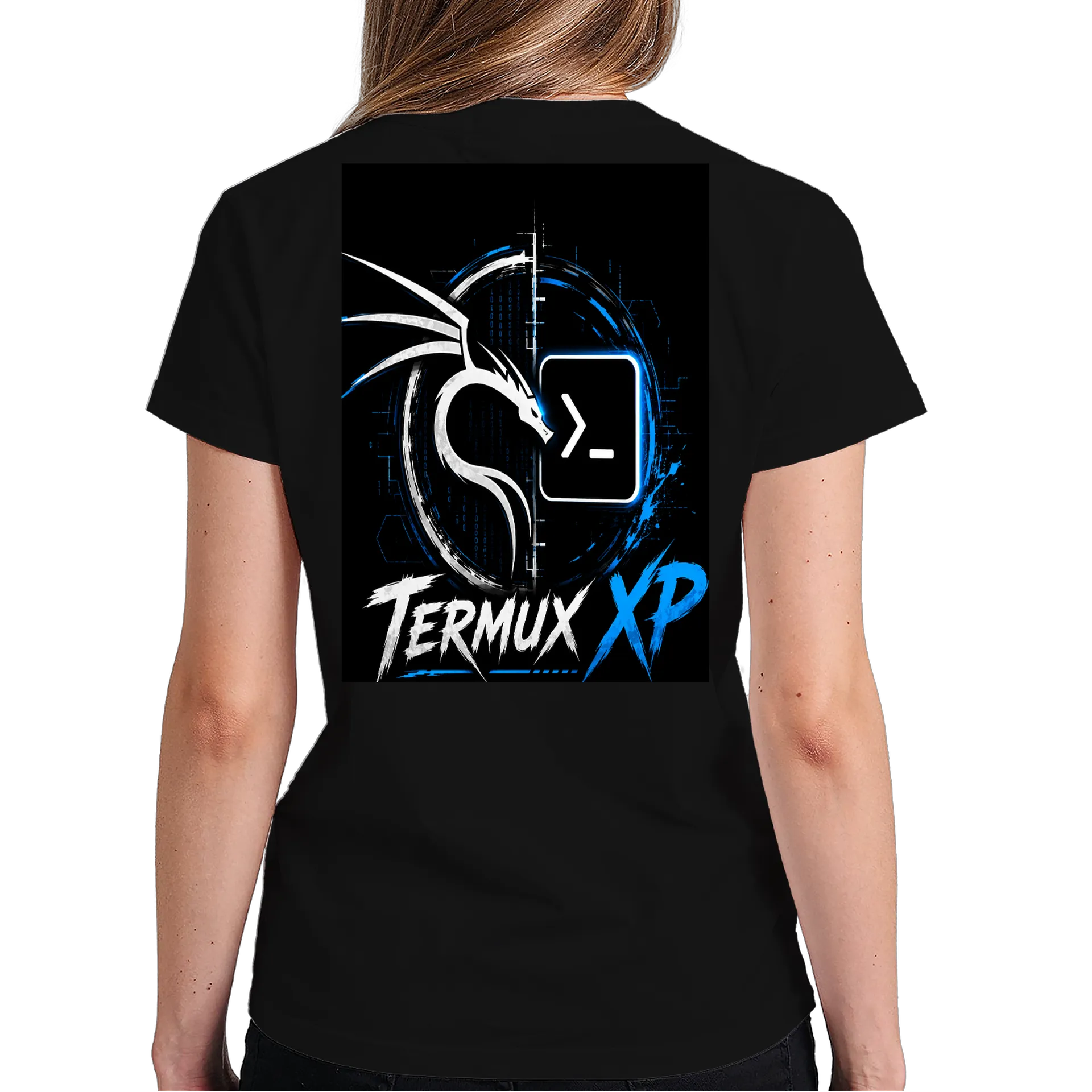 Camiseta Dragão Termux XP 100% Algodão Preto - Imagem 6