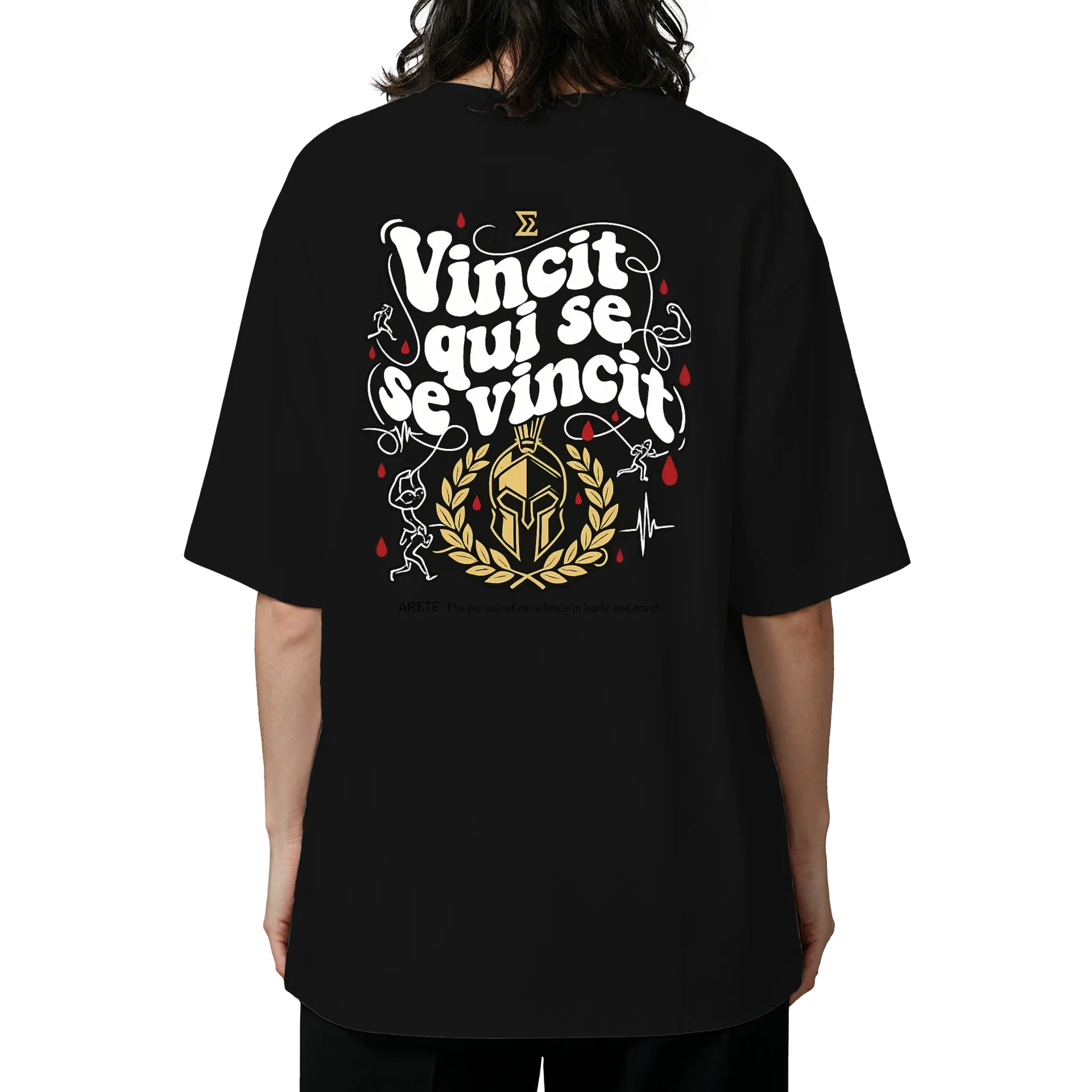 Camiseta Aretê — Coleção "Vincit Qui Se Vincit" - Imagem 5
