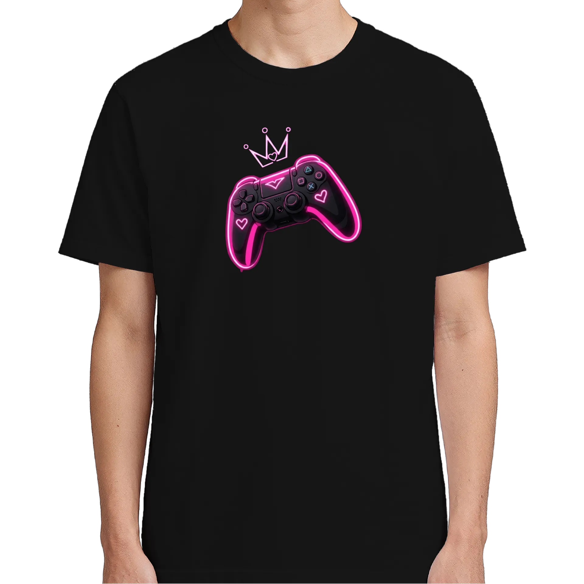 Camiseta control game rosa - Imagem 5