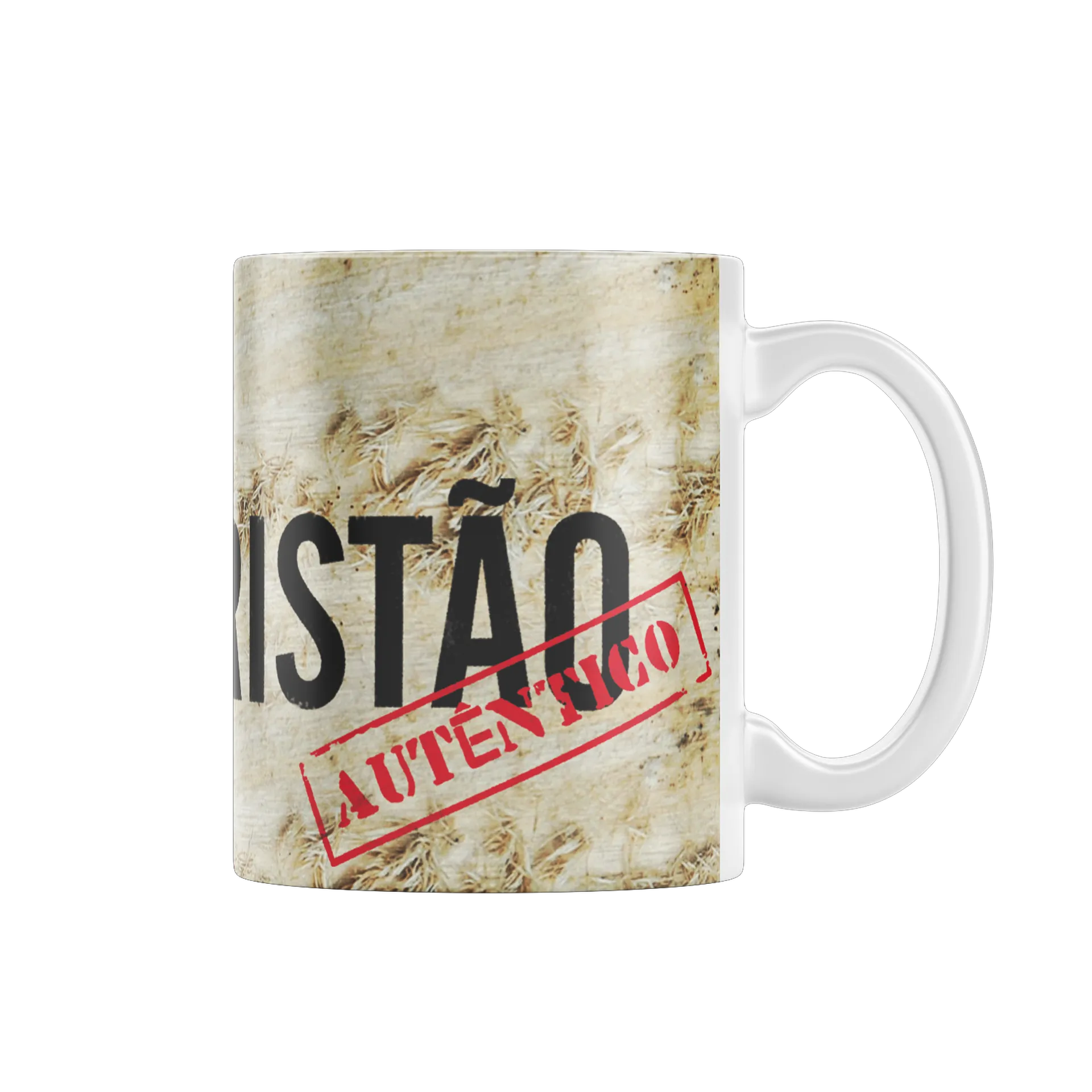 Caneca Porcelana Cristão Autêntico 325ml - Imagem 1