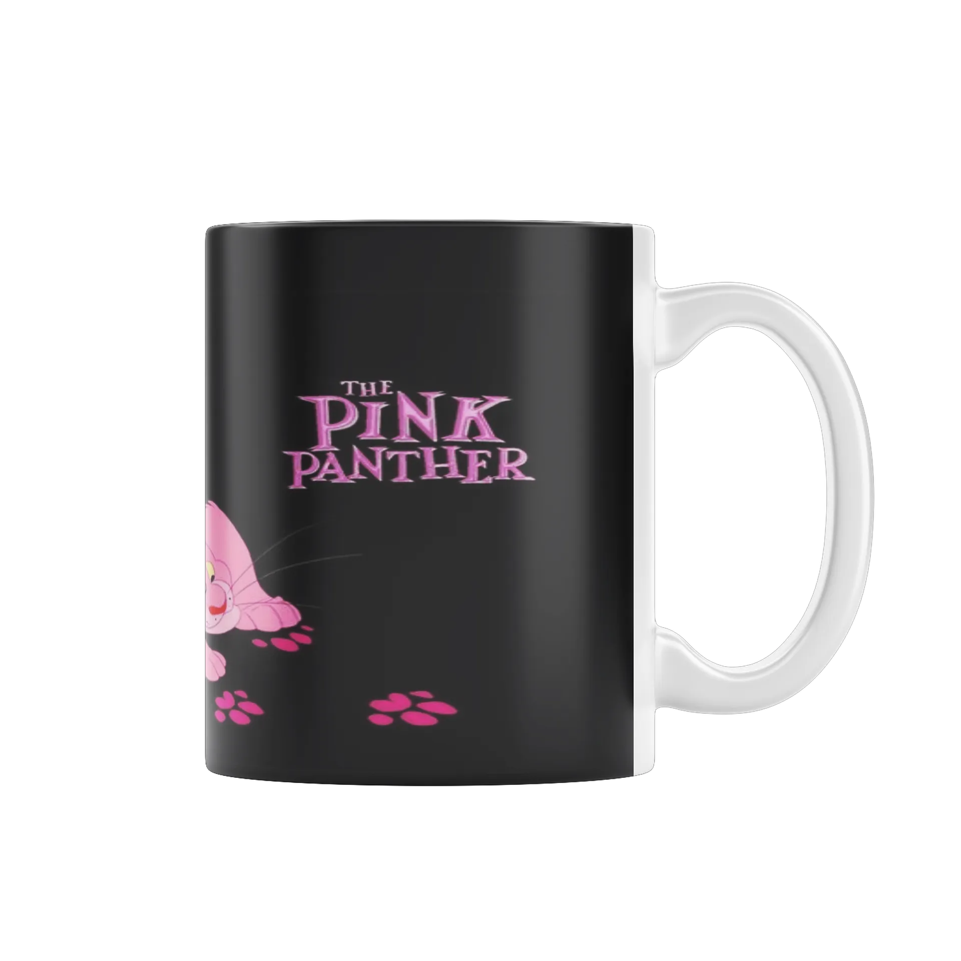 Caneca Porcelana Pantera Cor-de-Rosa 325ml - Imagem 1