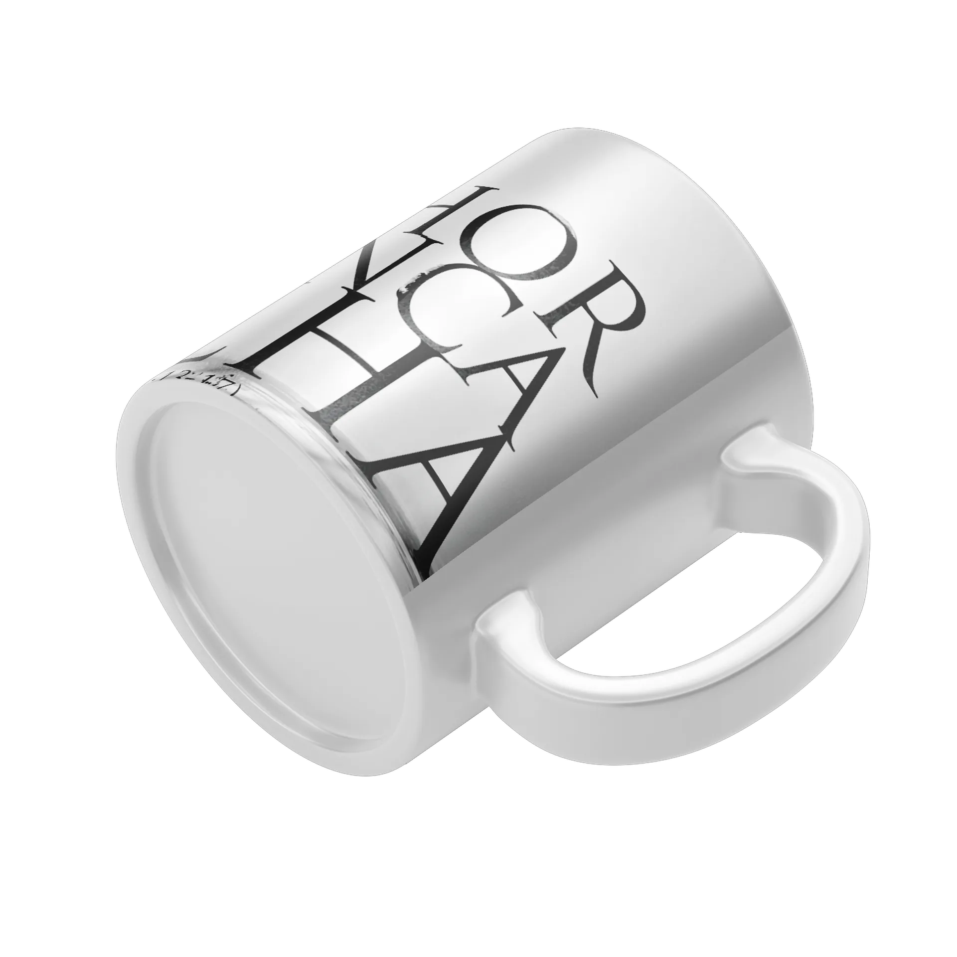 Caneca Porcelana Frase Senhor Nunca Falha 325ml - Imagem 4