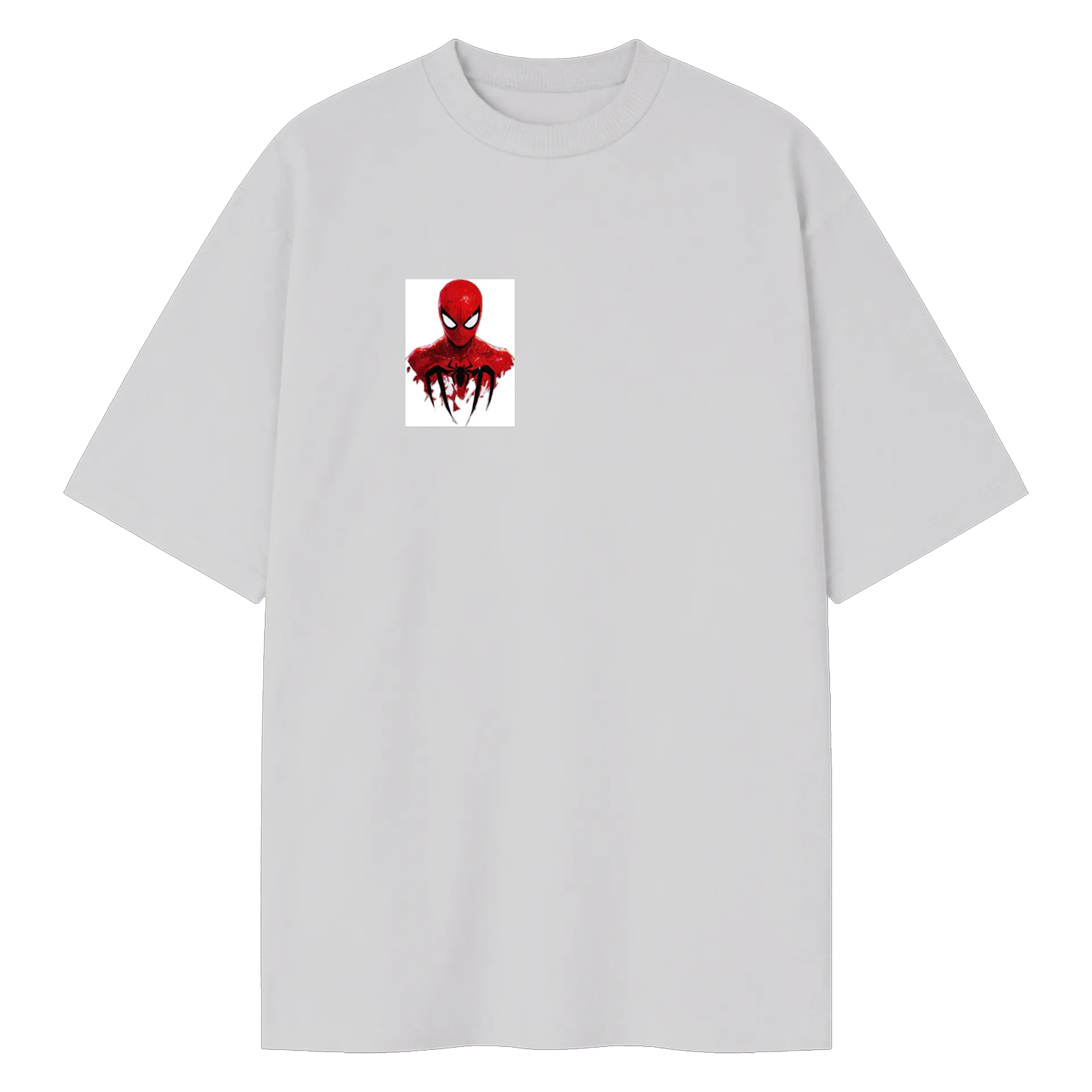 Camiseta Oversized Estampa homem aranha Preto 100% - Imagem 1