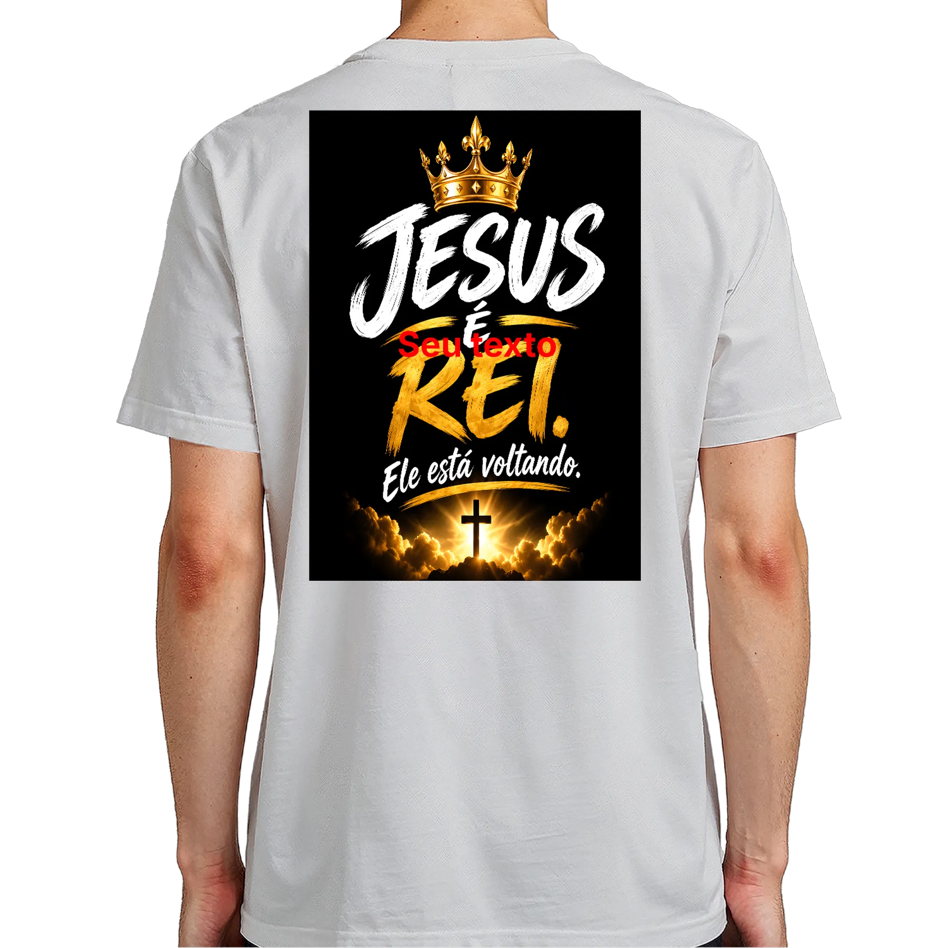 Camiseta patriota Vermelho 100% Algodão - Imagem 6
