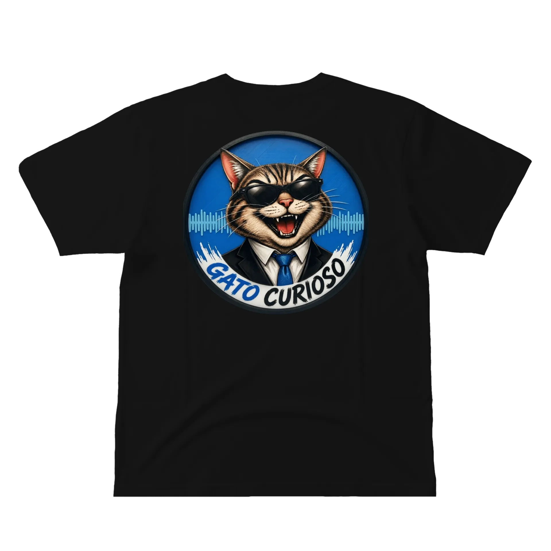 Camiseta personalizada de Gato Curioso  — imagem 2 de 6