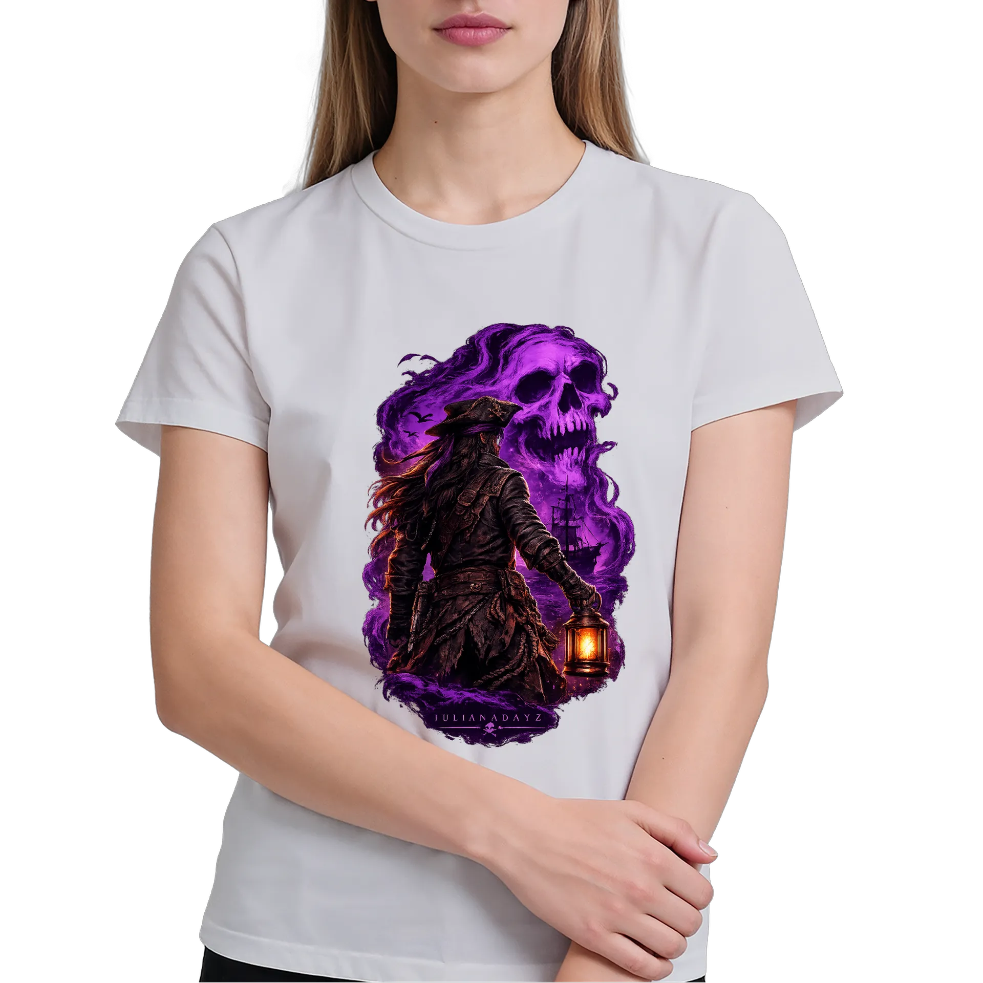 Camiseta Caveira Espectral Homem - Imagem 4