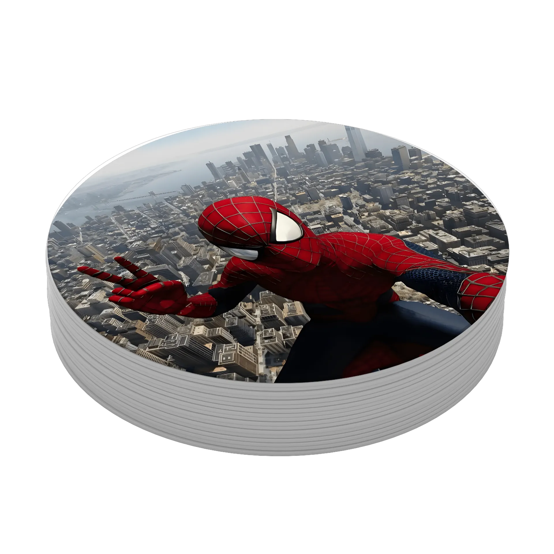 Porta-copo Spider-Man Cityscape MDF - Imagem 3