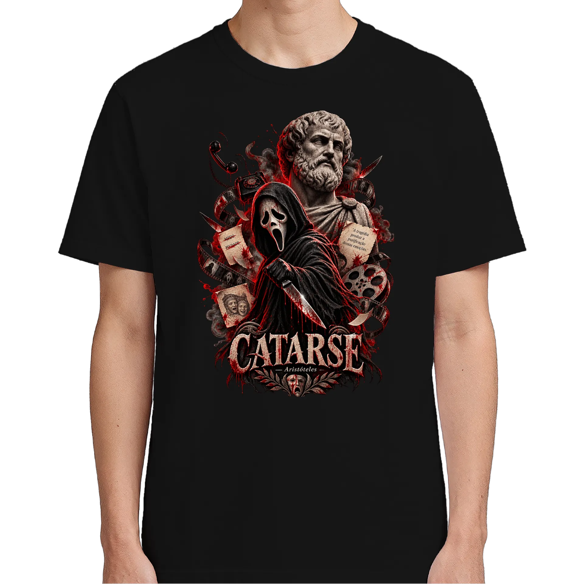 Camiseta Ghostface e Aristóteles - Imagem 5