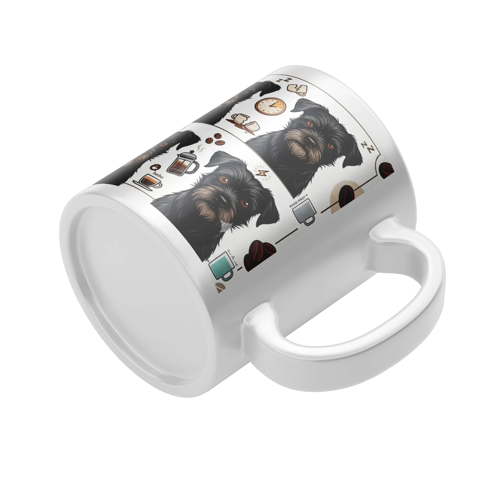 Caneca Porcelana Pretinha 325ml - Imagem 4