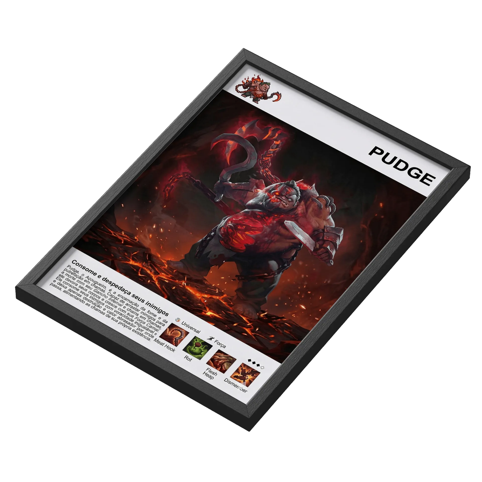 Quadro A3 Pudge Exclusivo - Imagem 3